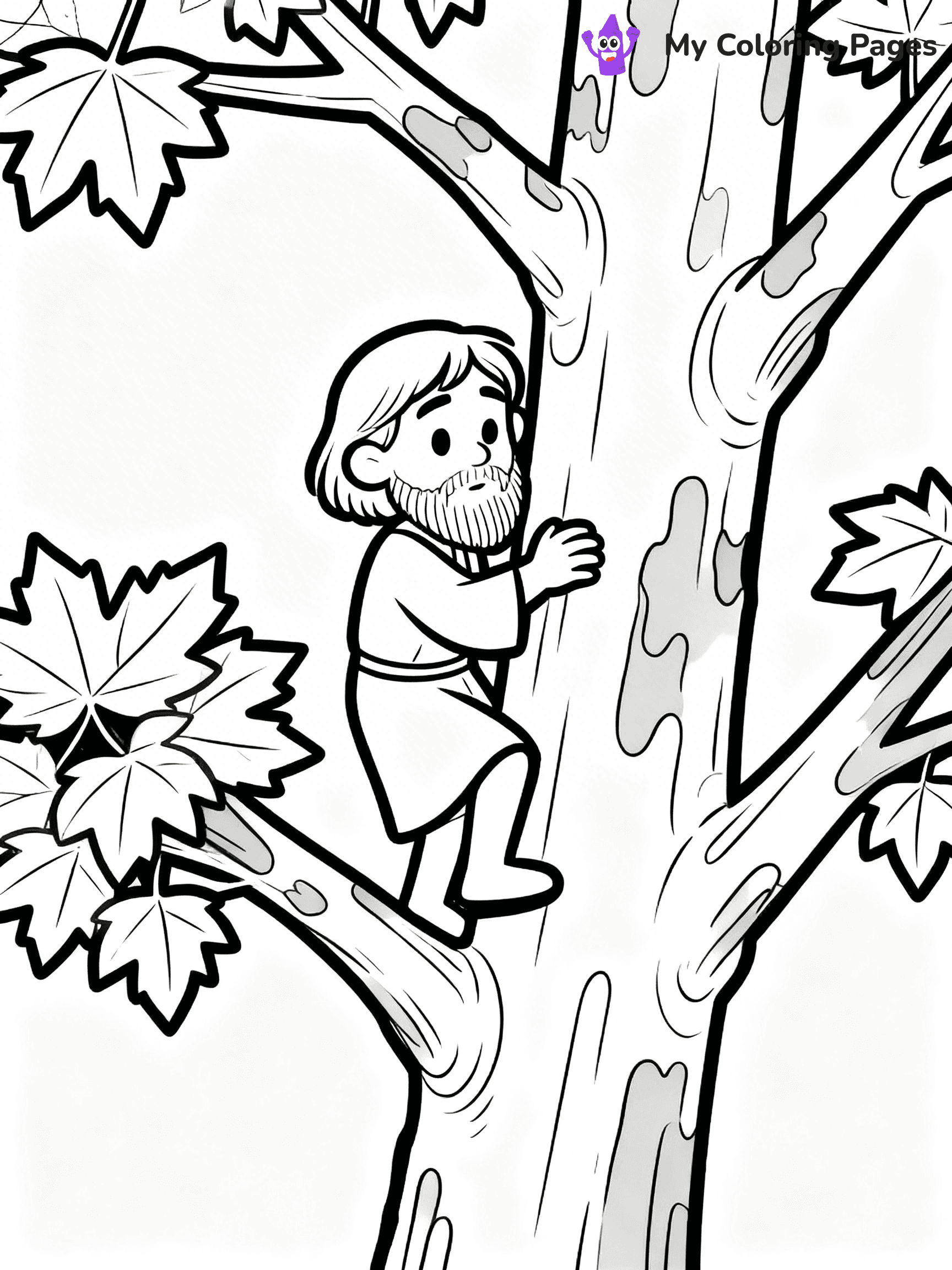 Zacchaeus Coloring Pages - 8