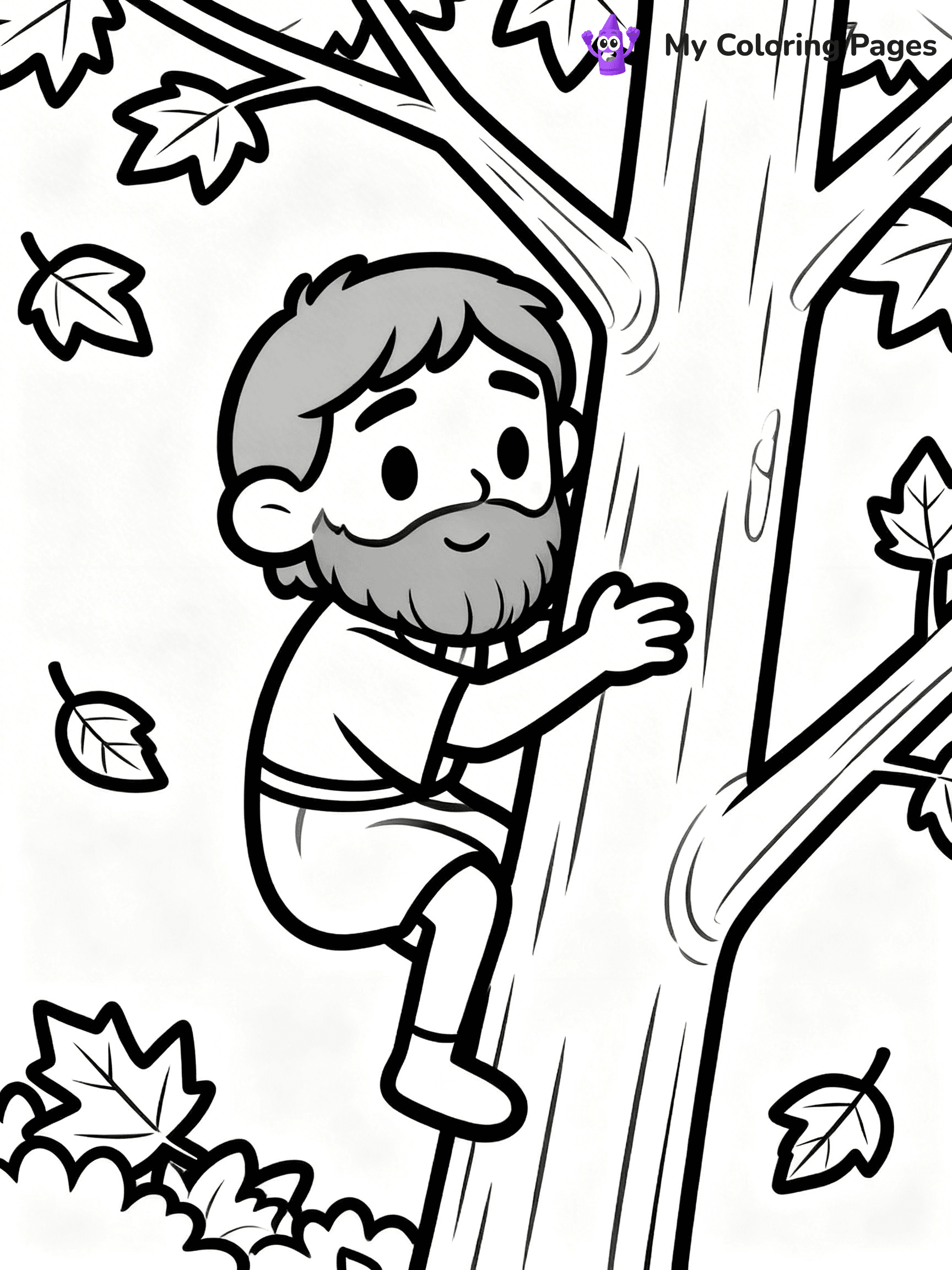 Zacchaeus Coloring Pages - 7