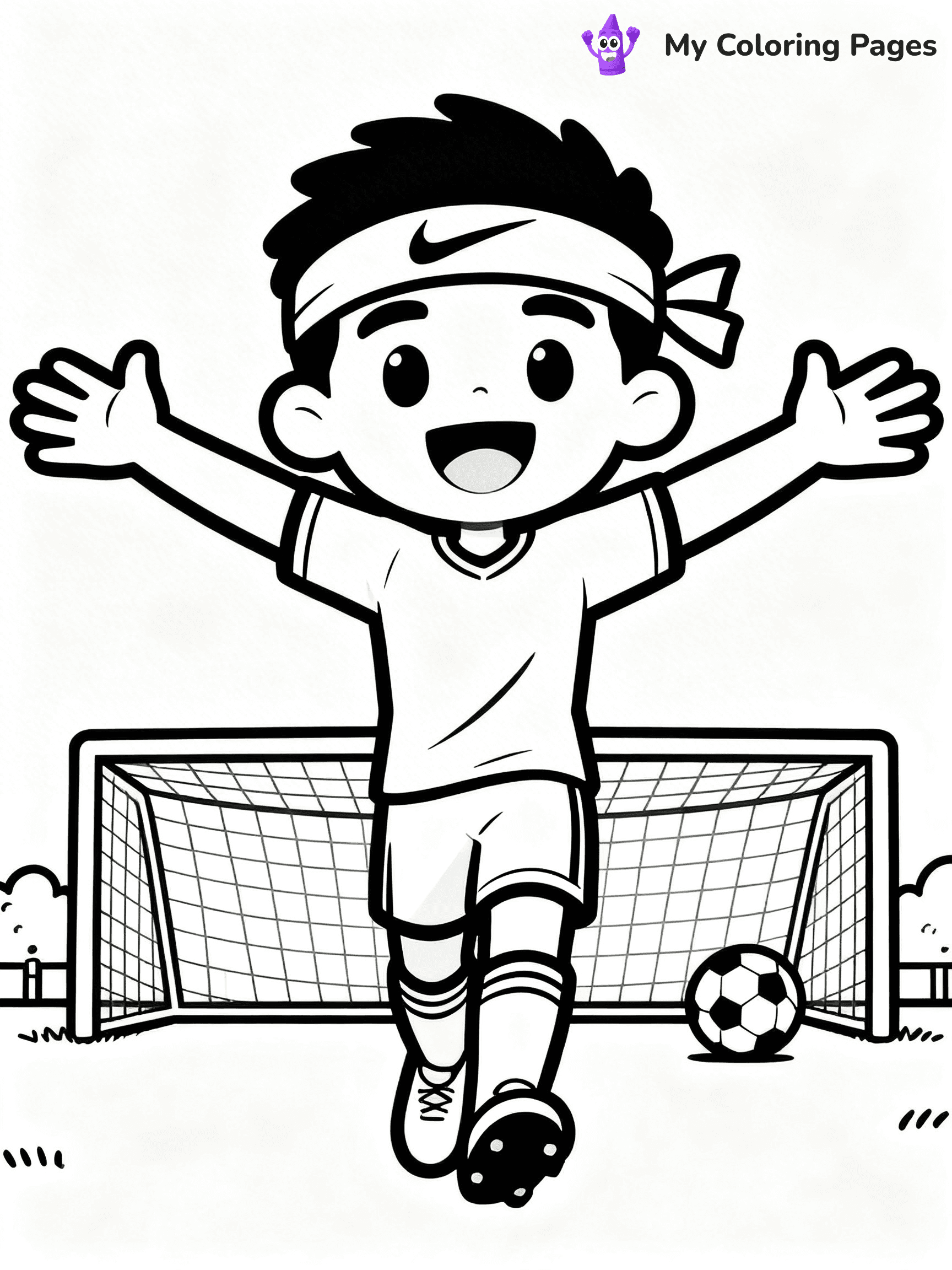 Soccer Player Coloring Pages - 89