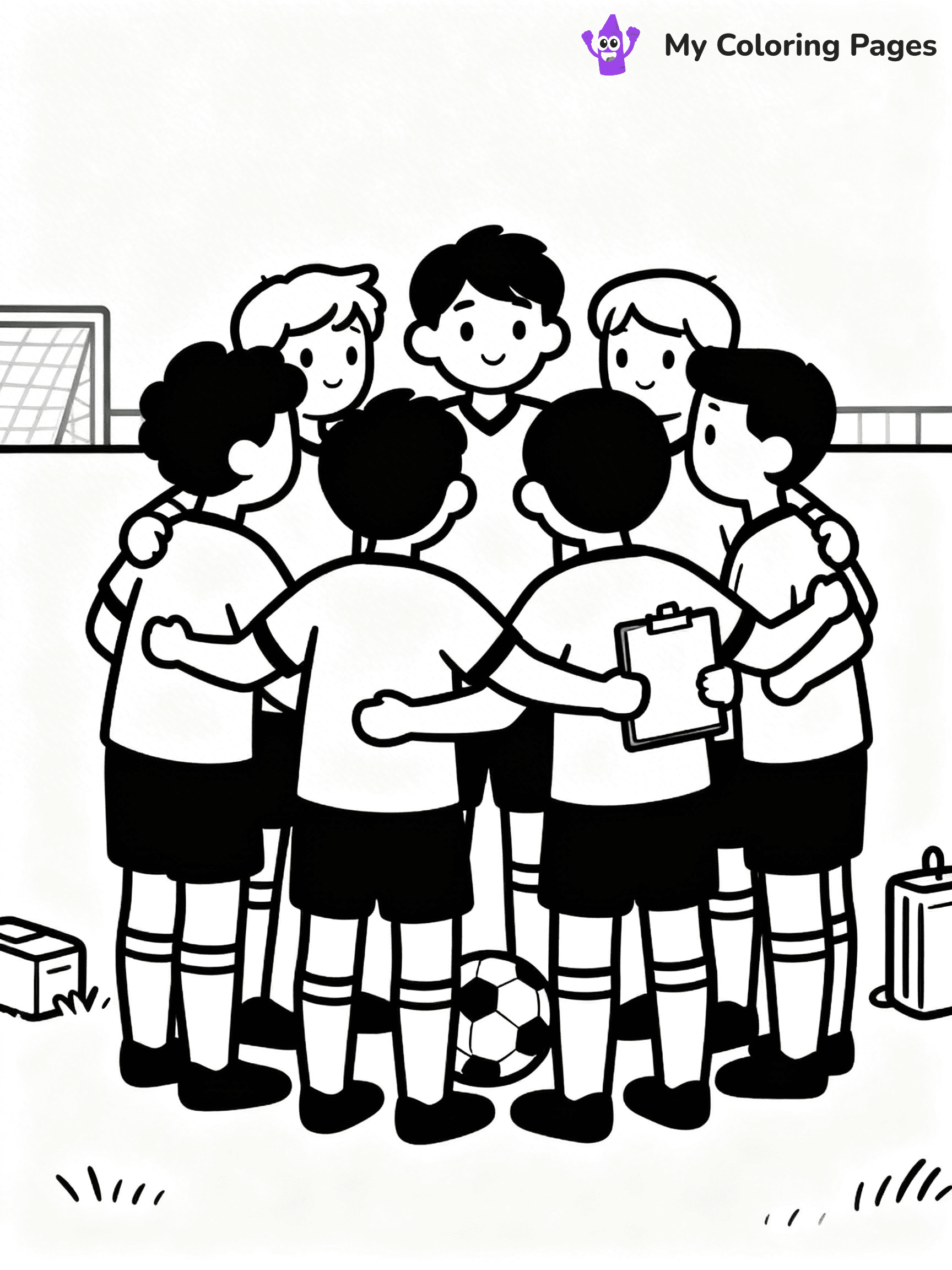 Soccer Player Coloring Pages - 82