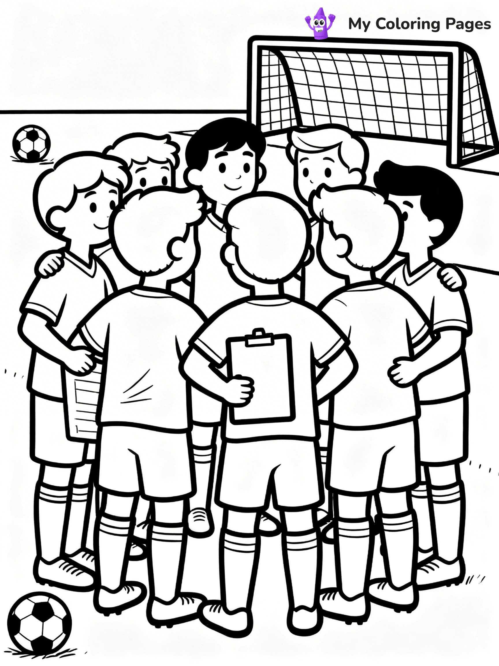 Soccer Player Coloring Pages - 81