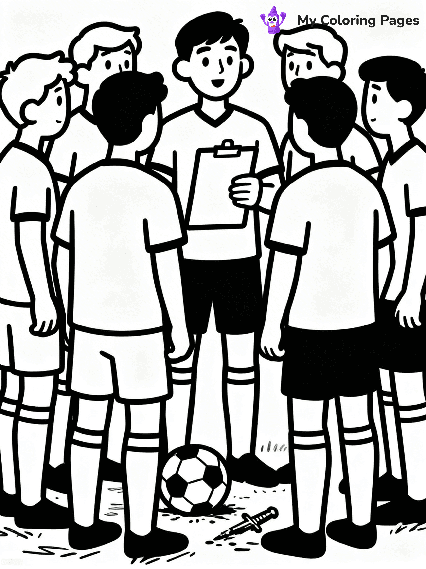 Soccer Player Coloring Pages - 79