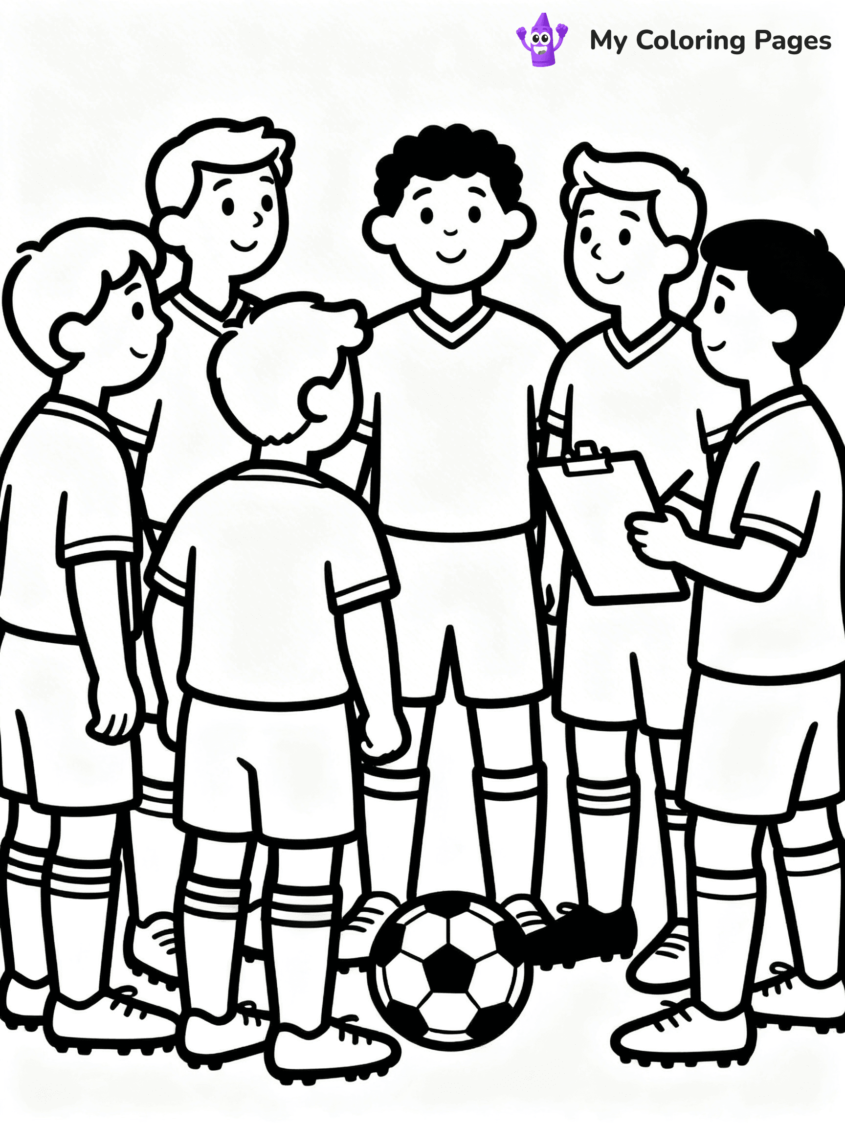 Soccer Player Coloring Pages - 78