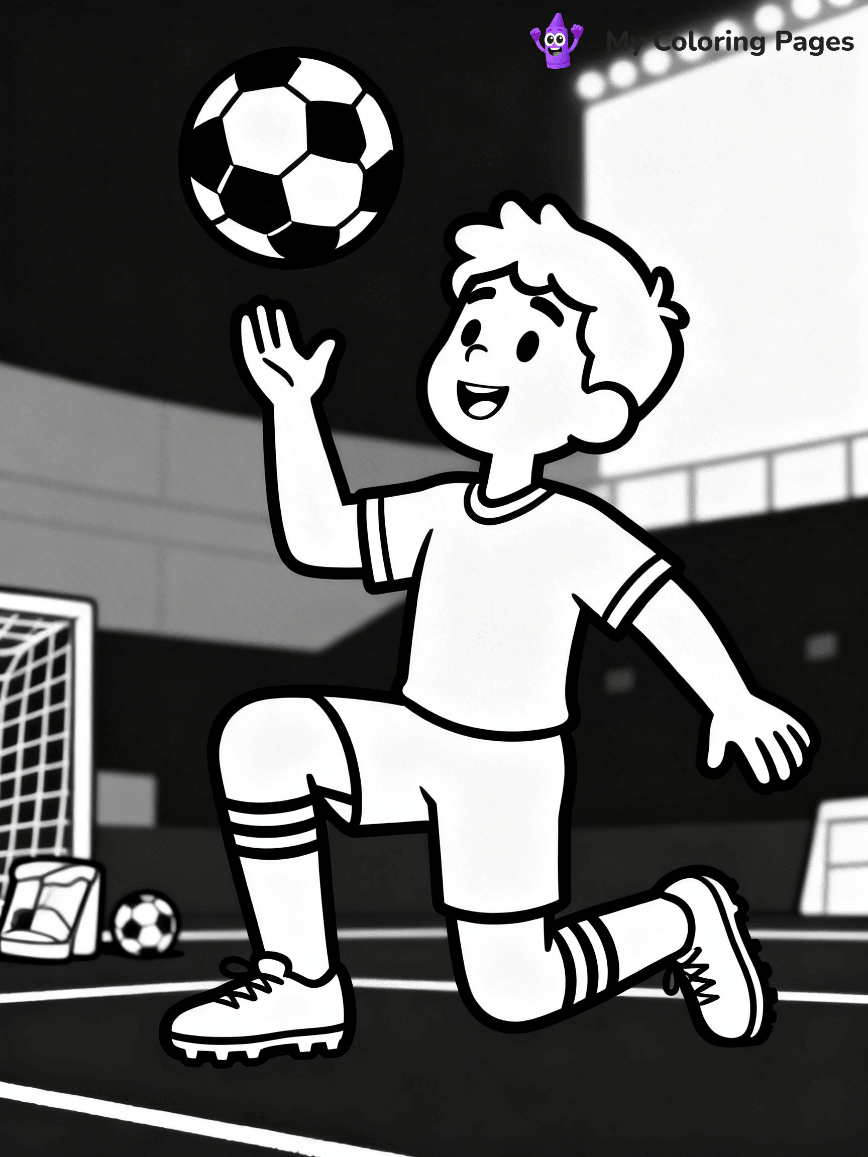 Soccer Player Coloring Pages - 75