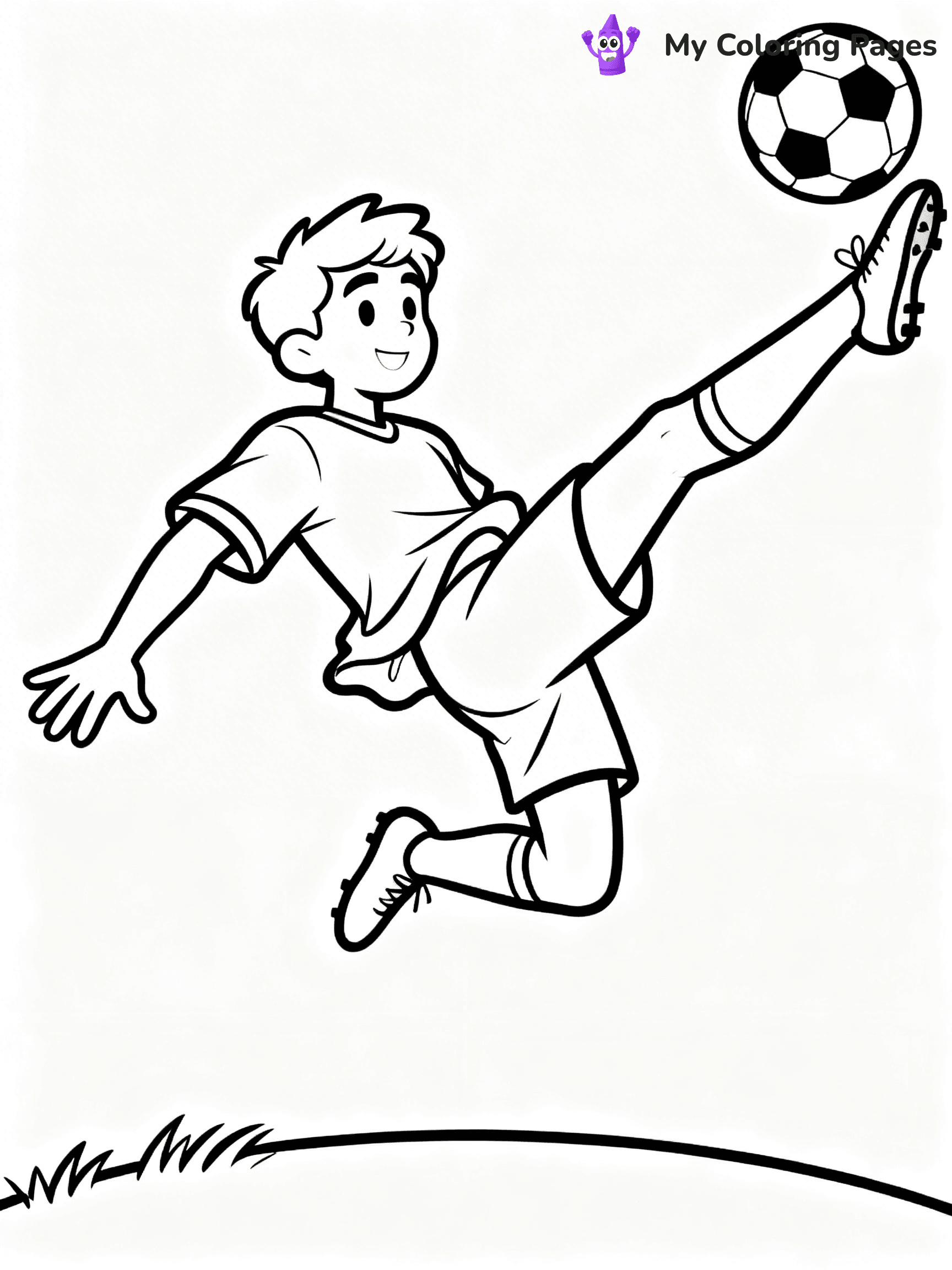 Soccer Player Coloring Pages - 69