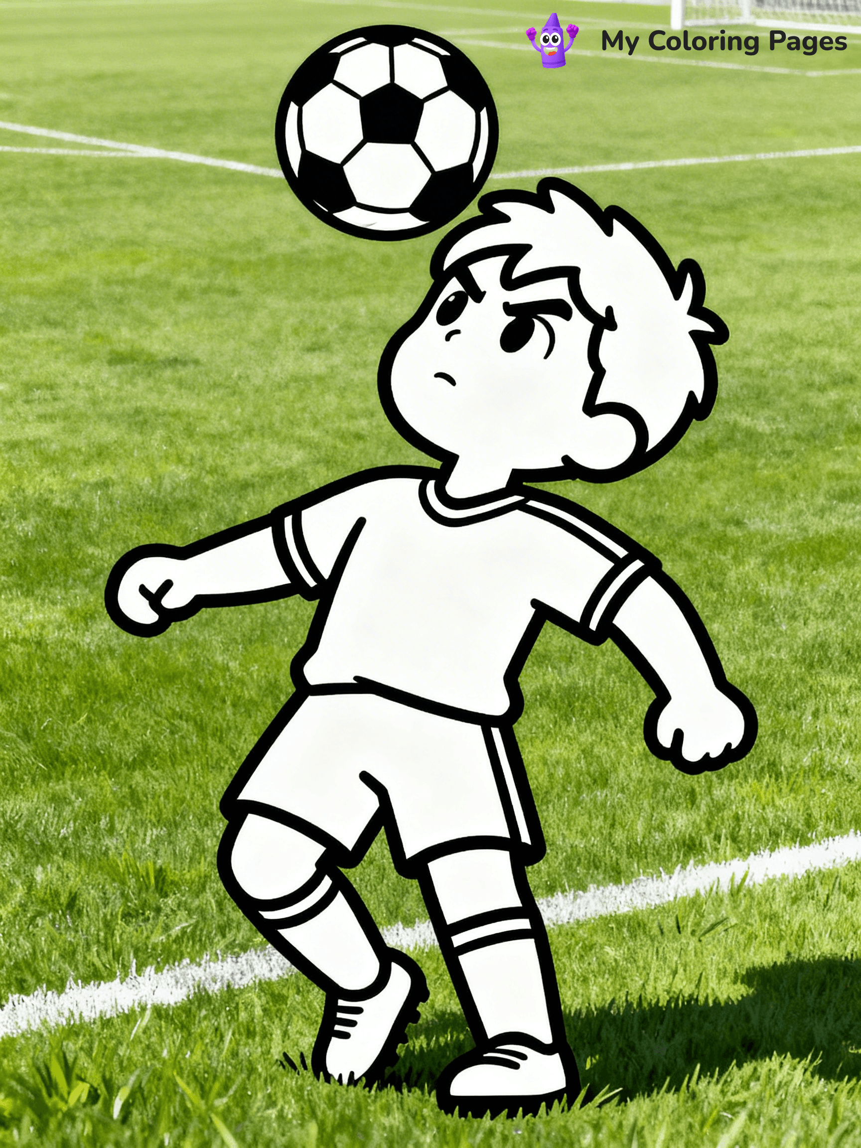 Soccer Player Coloring Pages - 66