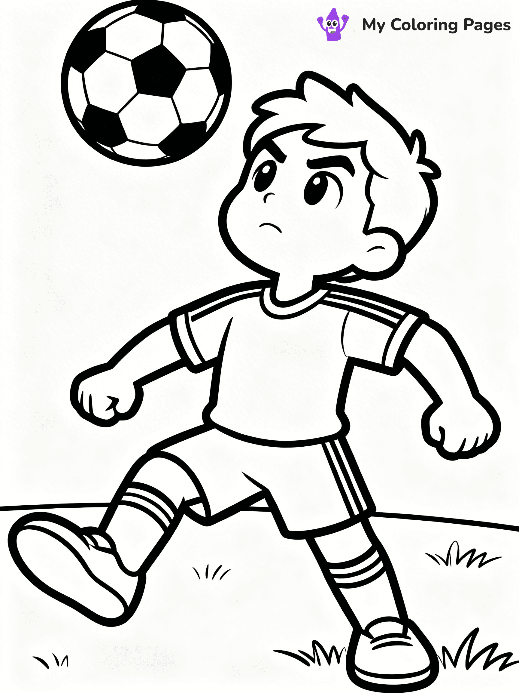 Soccer Player Coloring Pages - 62
