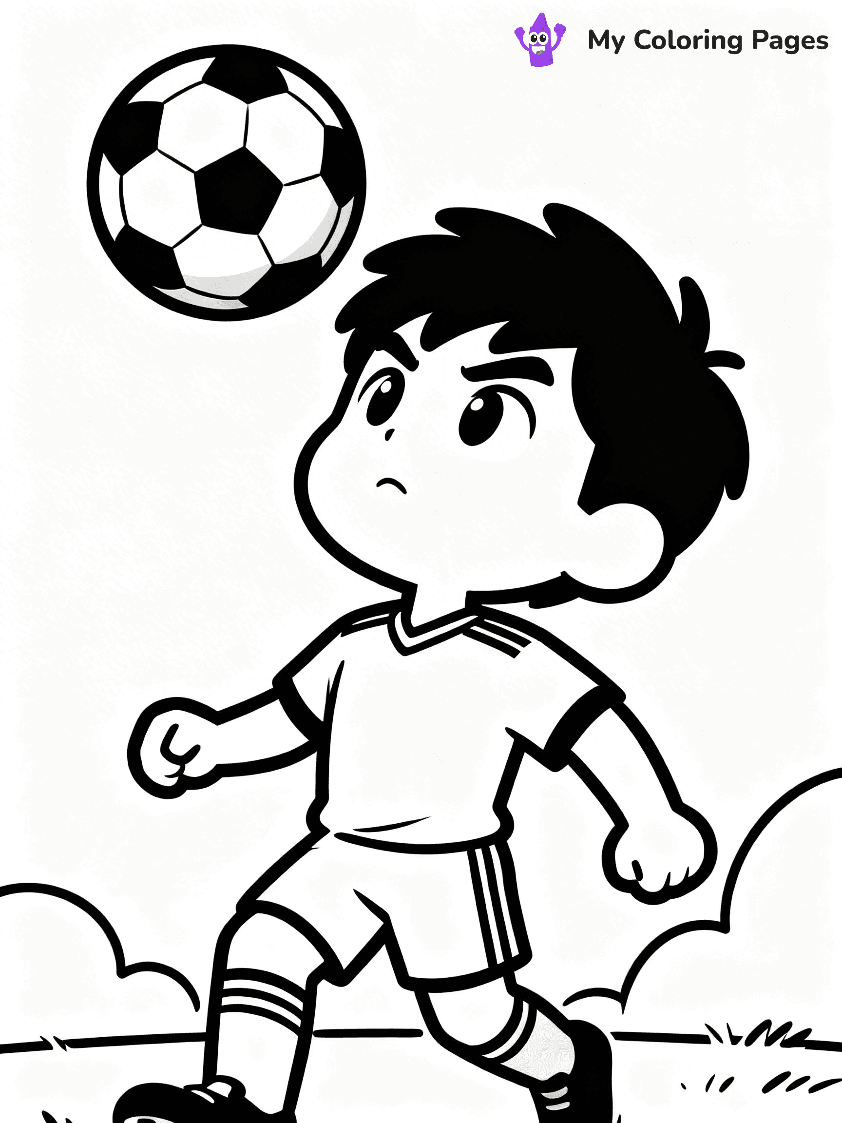 Soccer Player Coloring Pages - 61