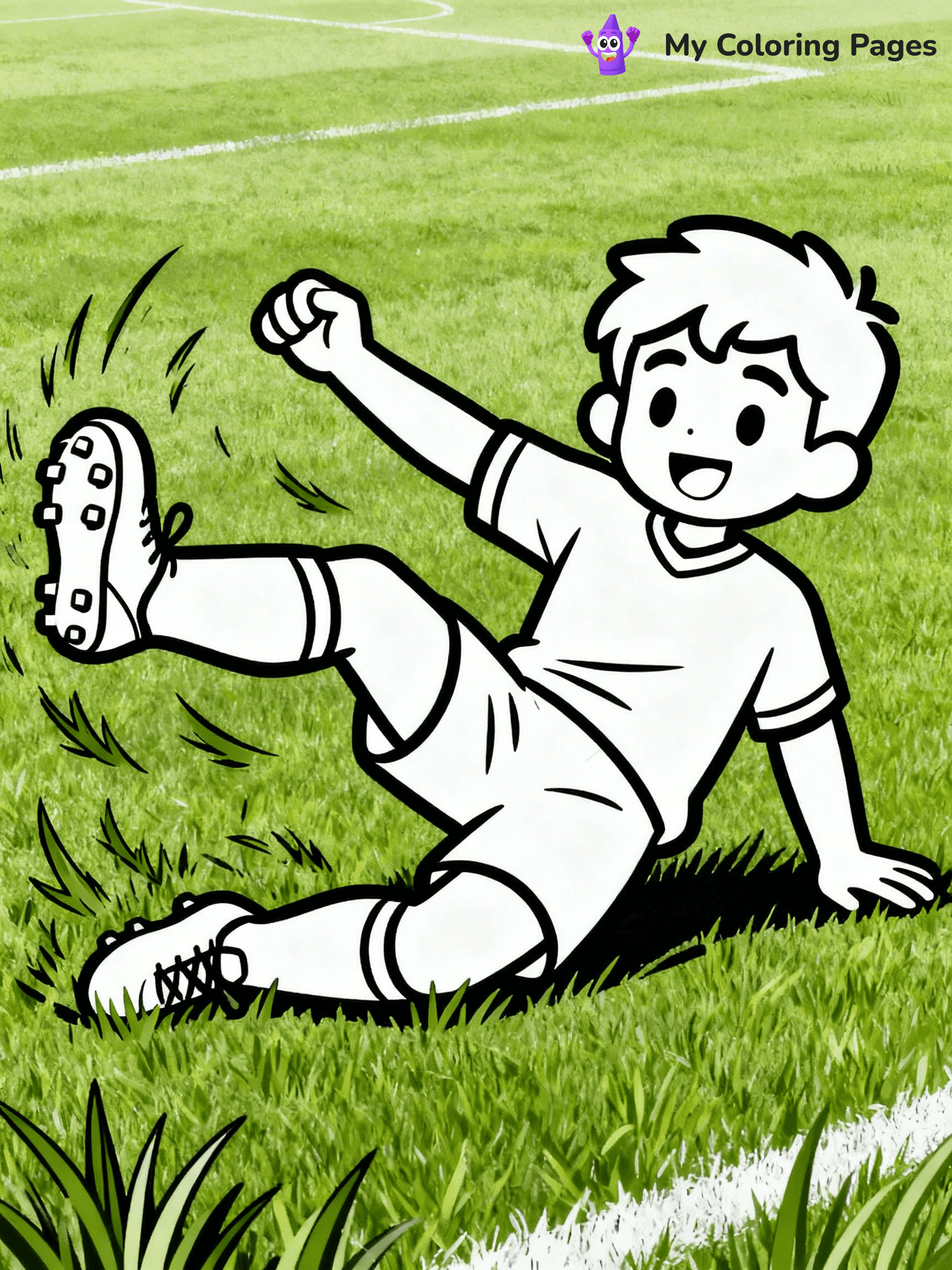 Soccer Player Coloring Pages - 54