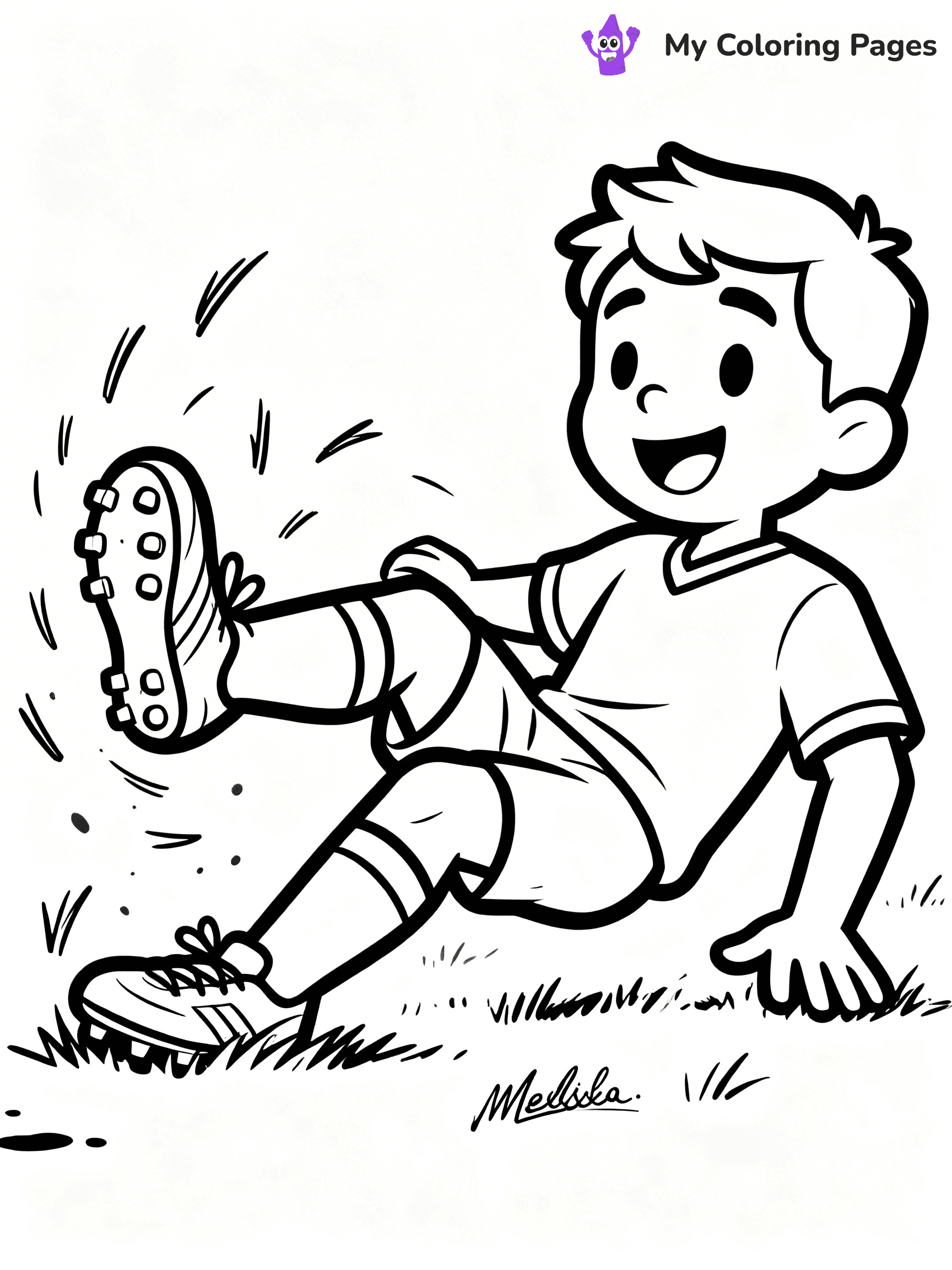 Soccer Player Coloring Pages - 52