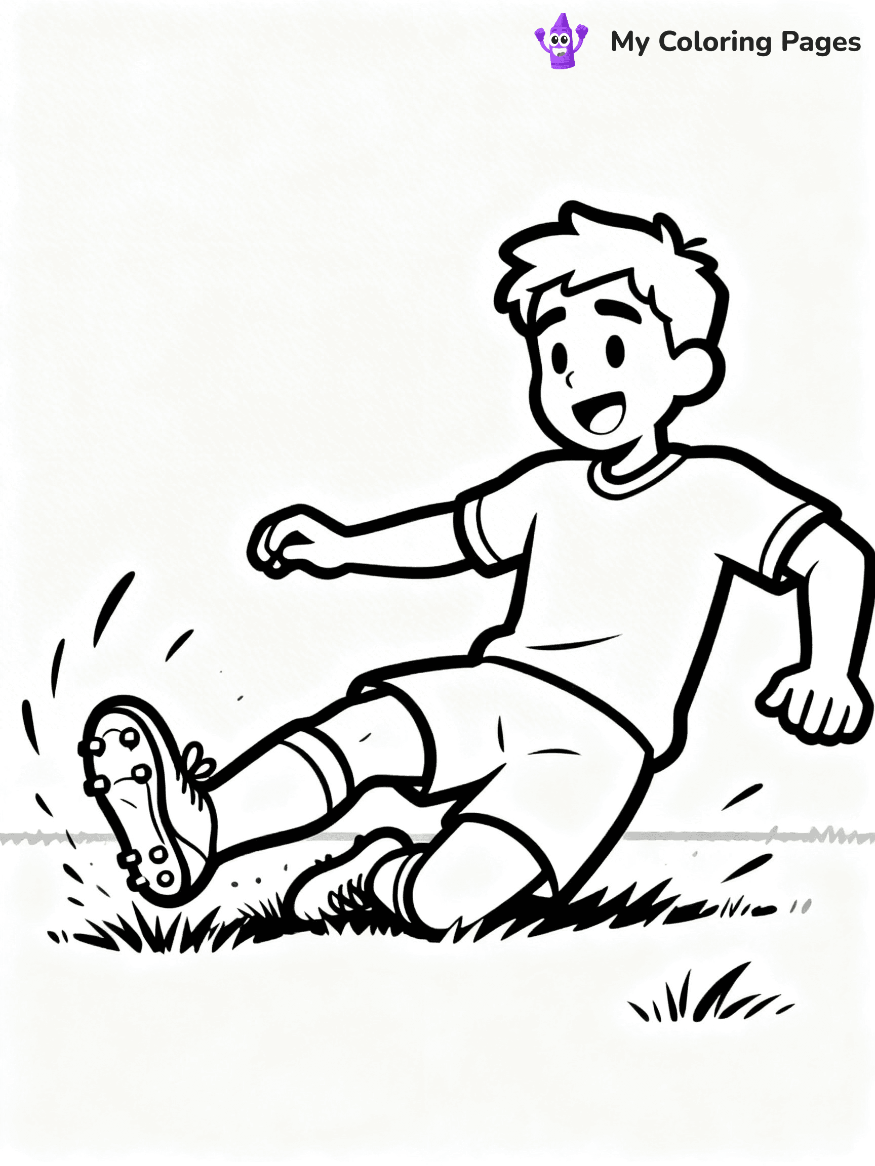 Soccer Player Coloring Pages - 49
