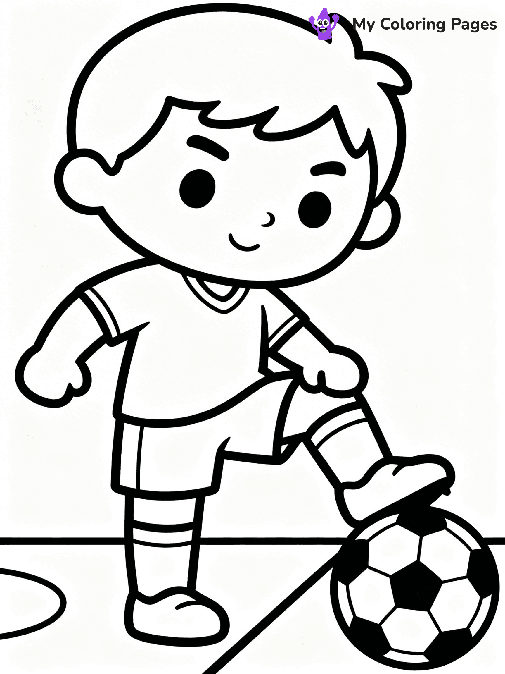Soccer Player Coloring Pages - 21