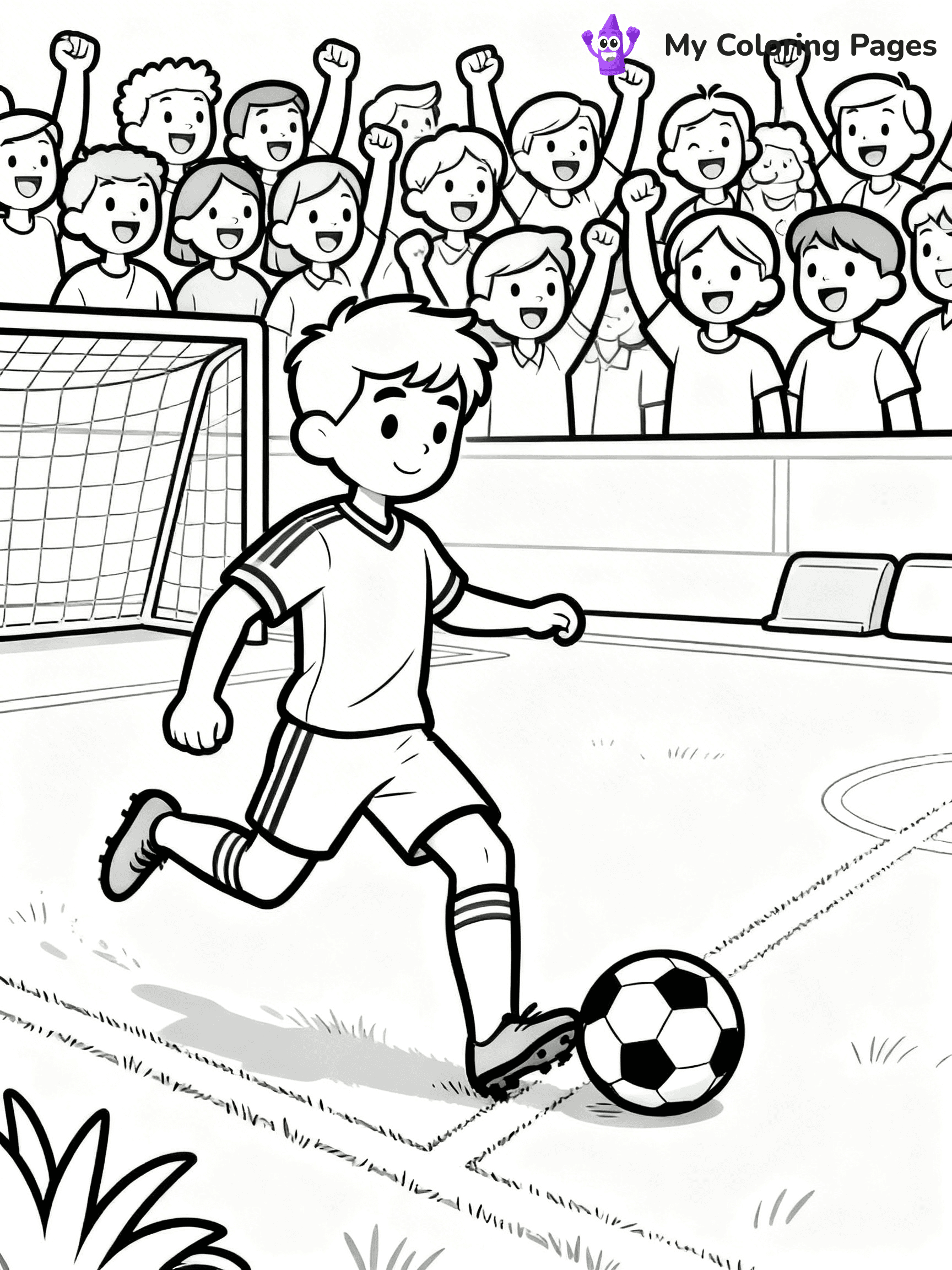 Soccer Player Coloring Pages - 16