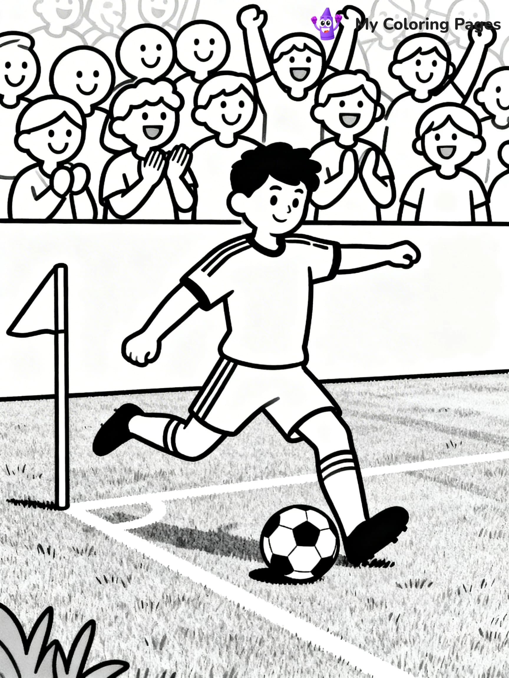 Soccer Player Coloring Pages - 22