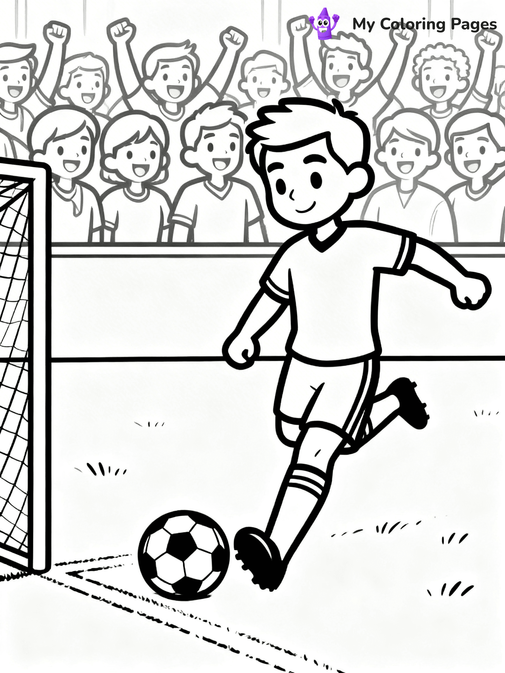 Soccer Player Coloring Pages - 14