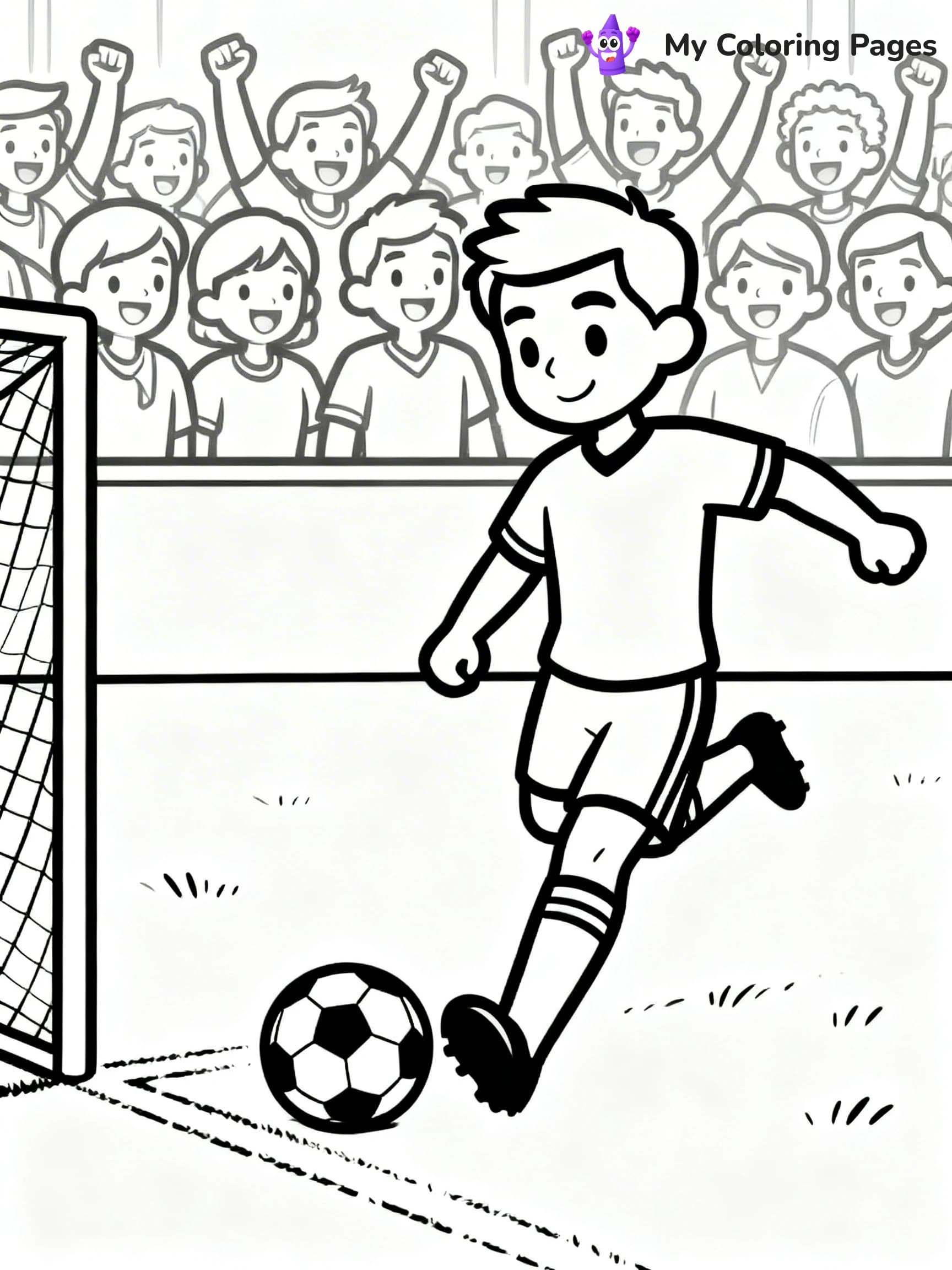 Soccer Player Coloring Pages - 21