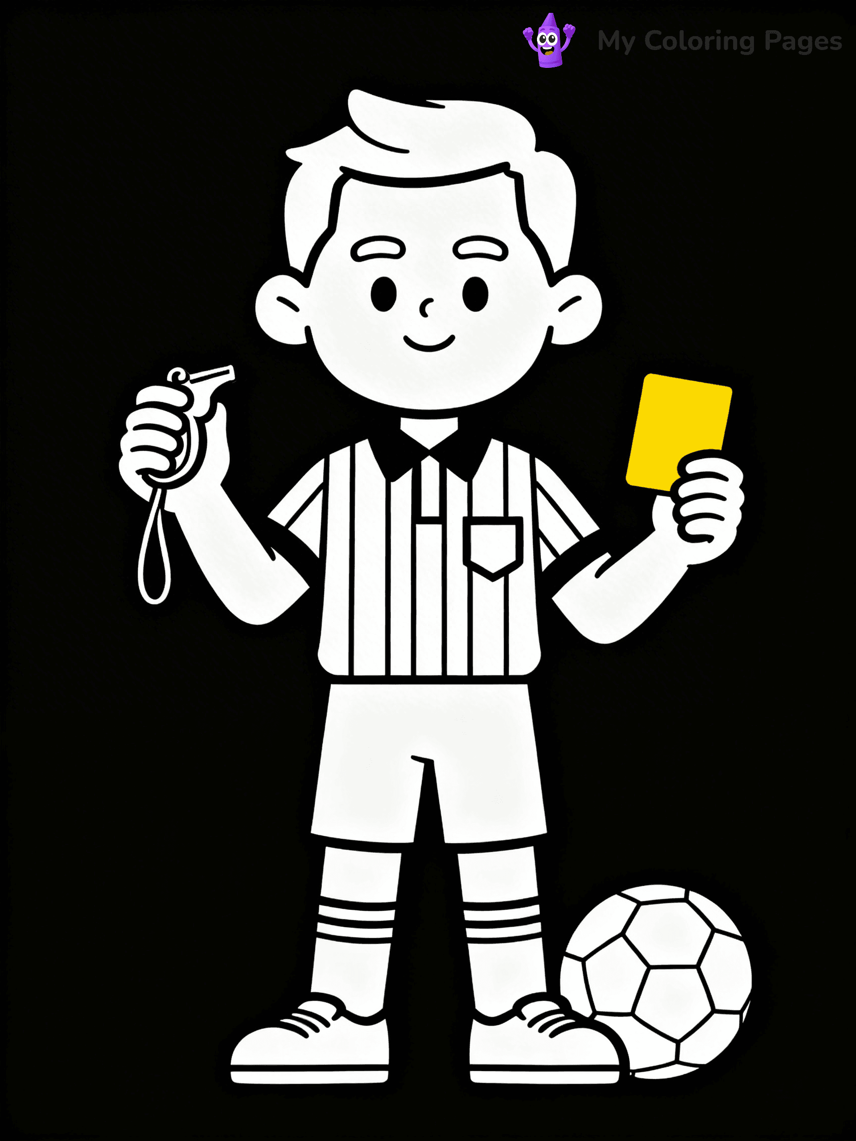 Soccer Player Coloring Pages - 12