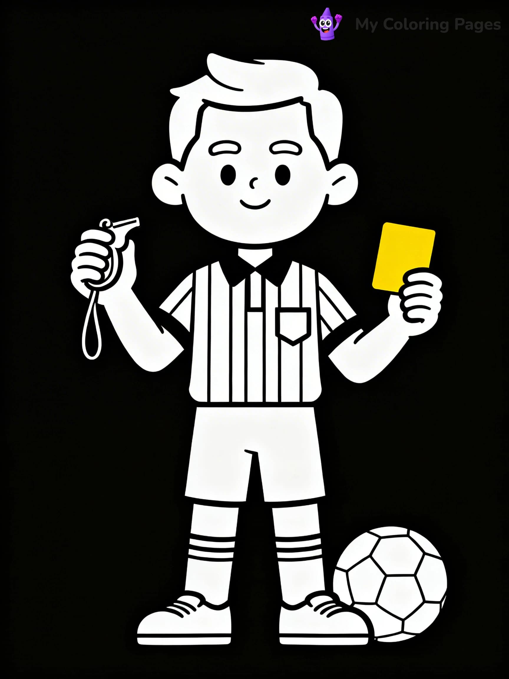 Soccer Player Coloring Pages - 19