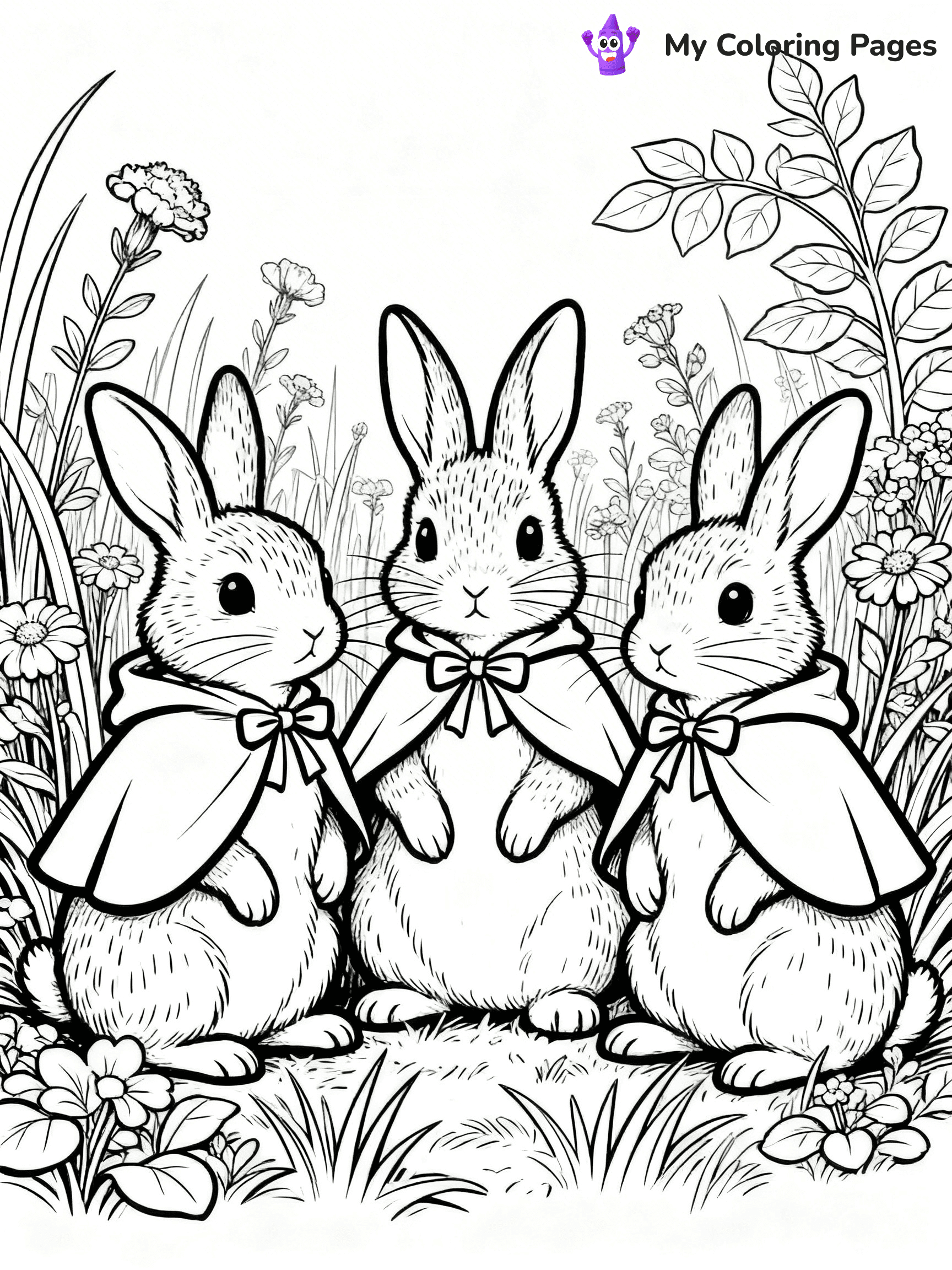 Peter Rabbit Coloring Pages - 24