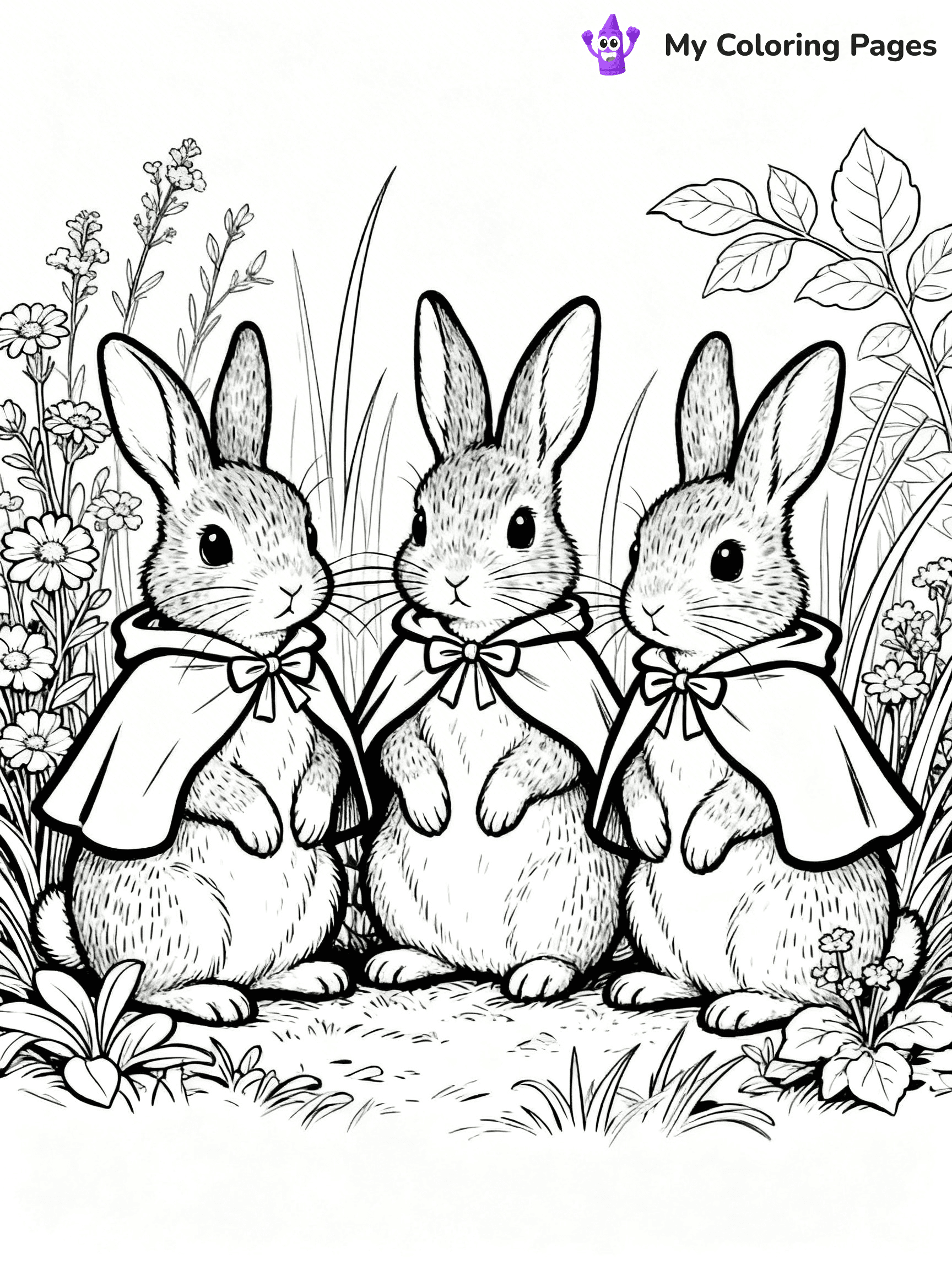 Peter Rabbit Coloring Pages - 21