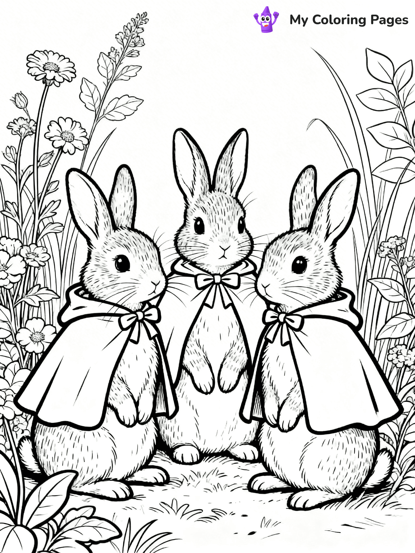 Peter Rabbit Coloring Pages - 19