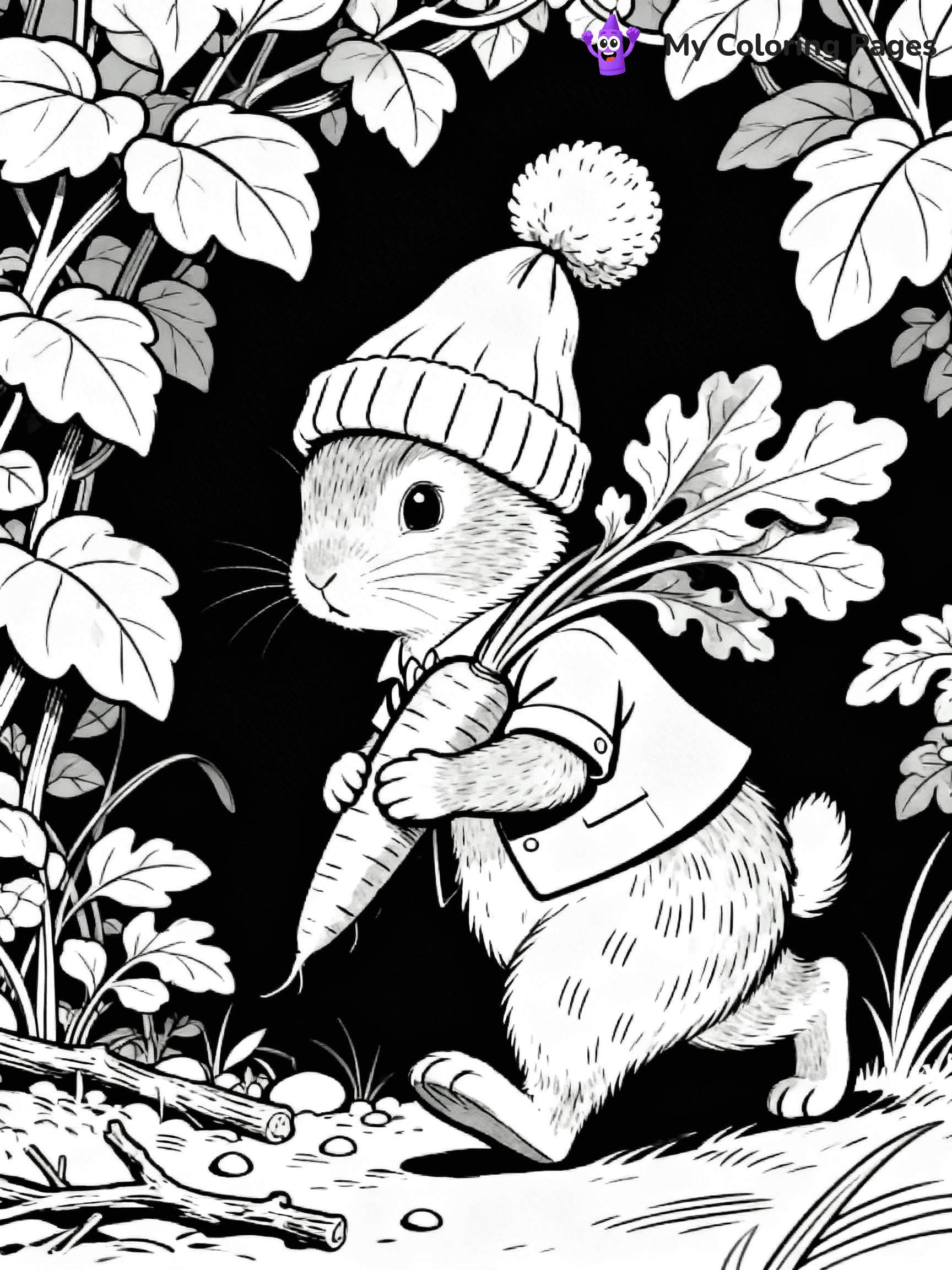 Peter Rabbit Coloring Pages - 12