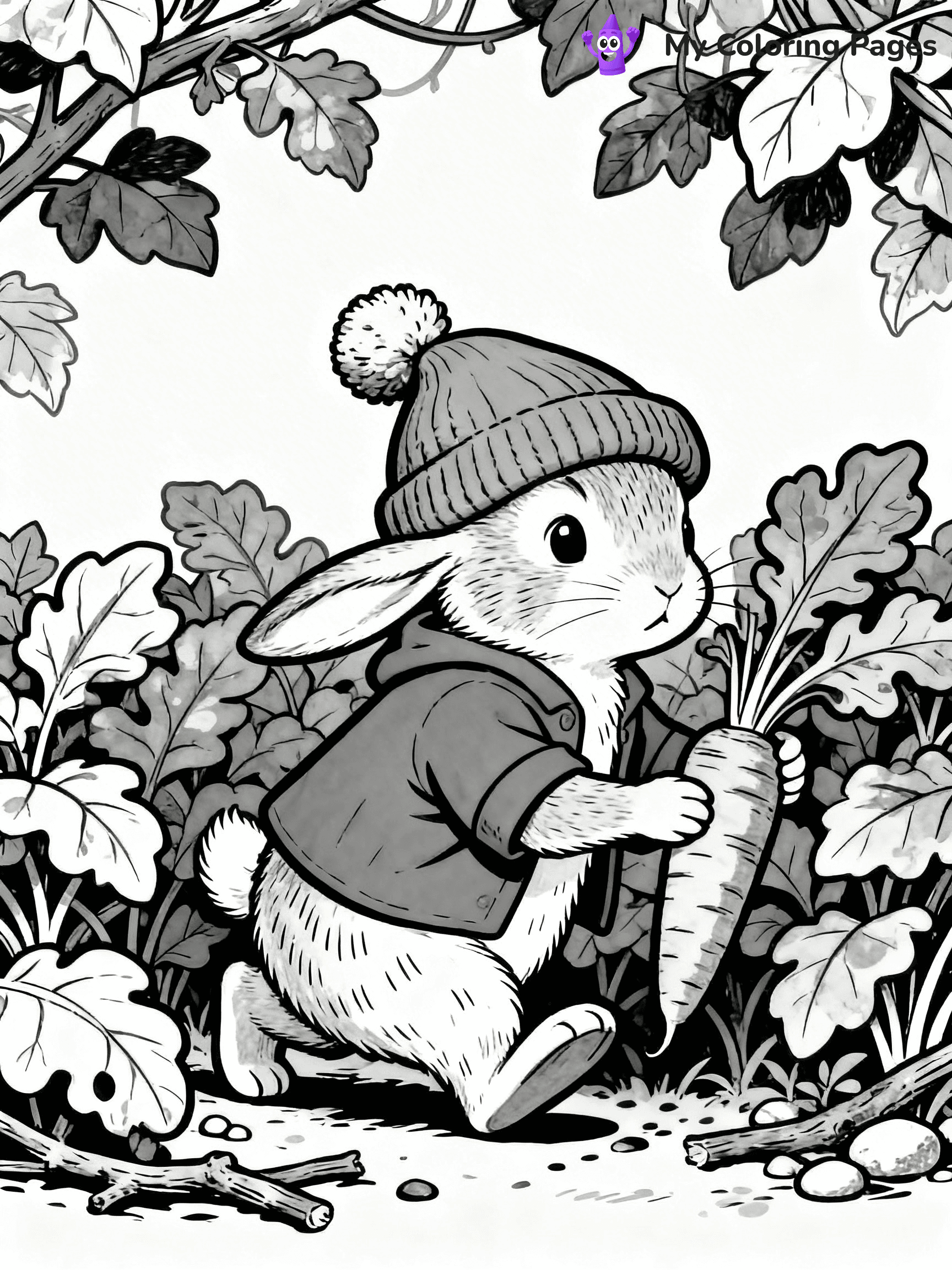 Peter Rabbit Coloring Pages - 11