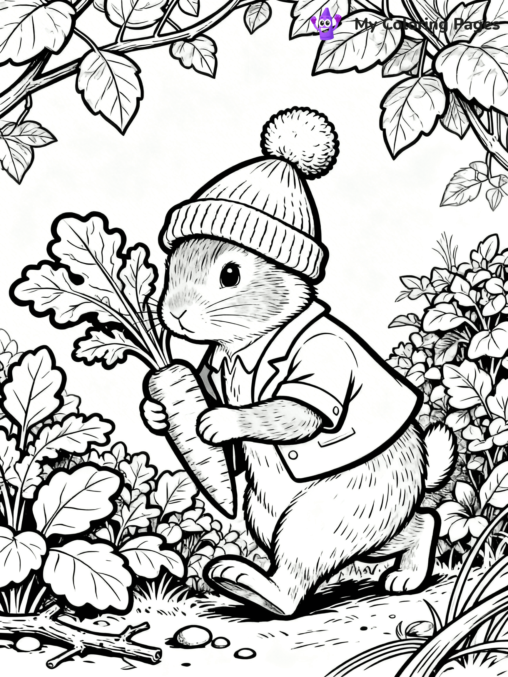 Peter Rabbit Coloring Pages - 9