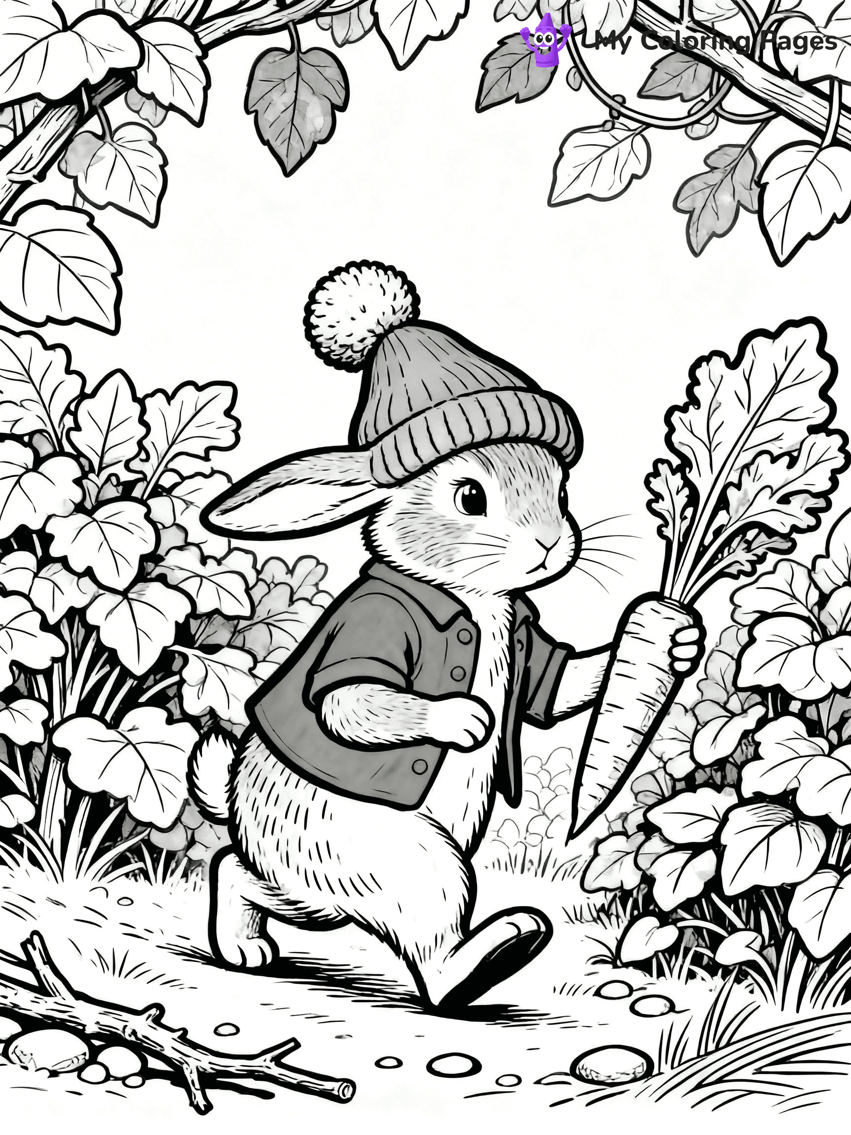 Peter Rabbit Coloring Pages - 8