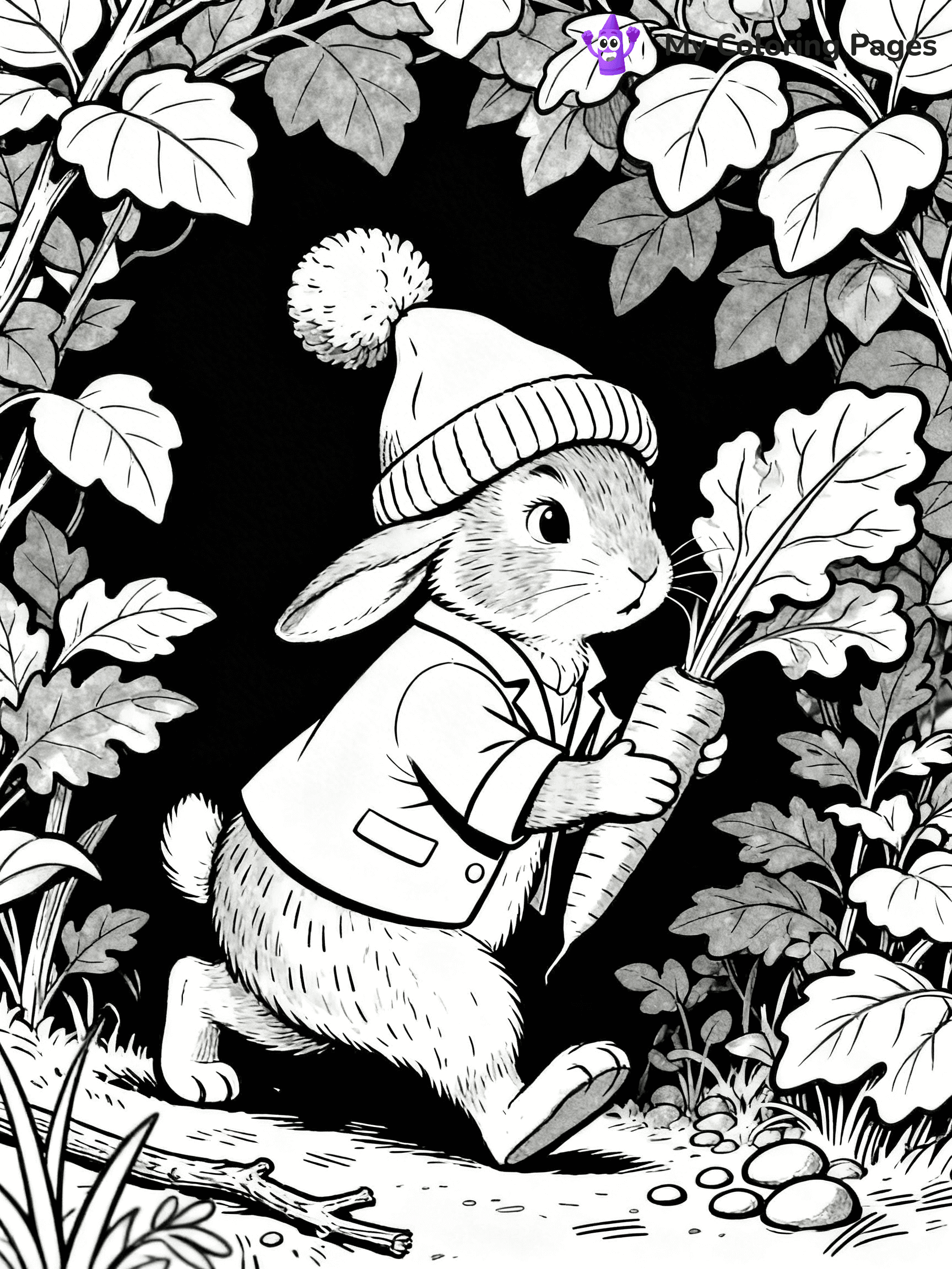 Peter Rabbit Coloring Pages - 7