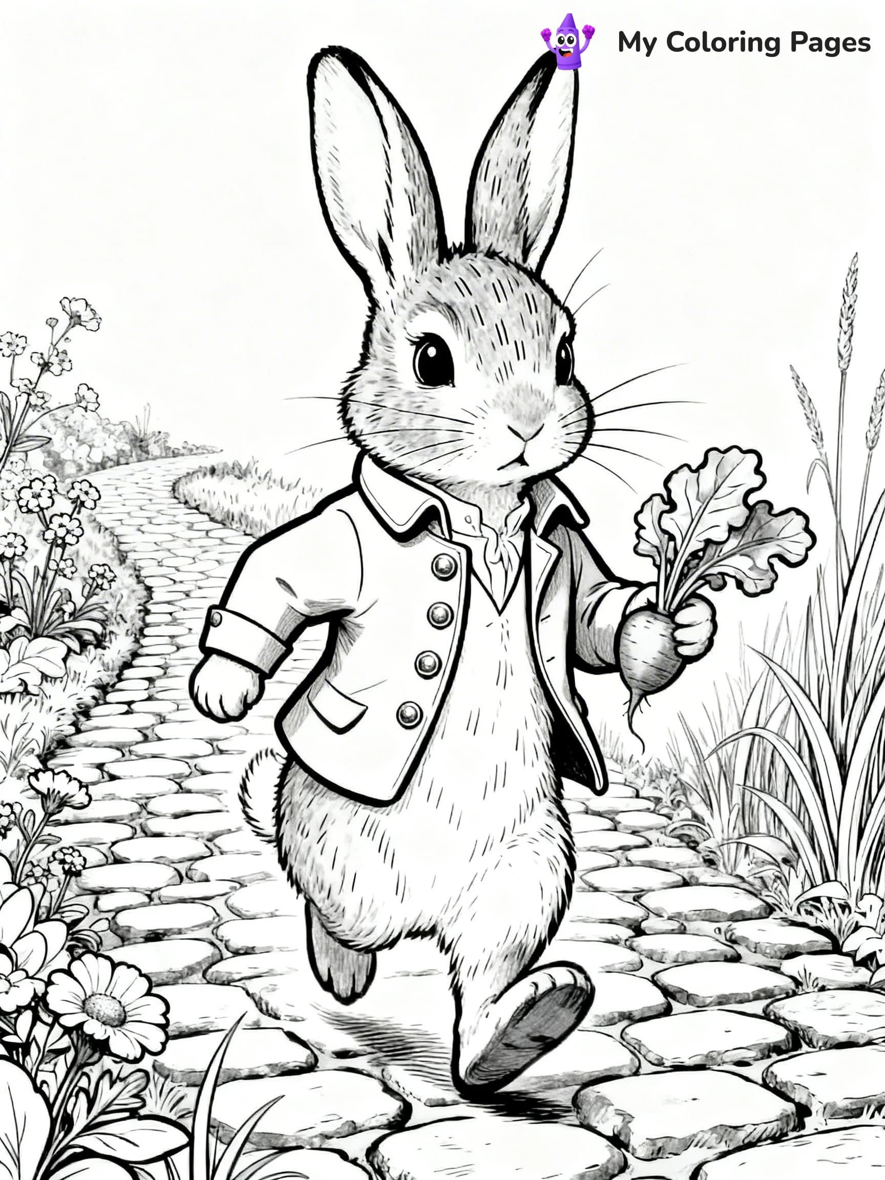 Peter Rabbit Coloring Pages - 6