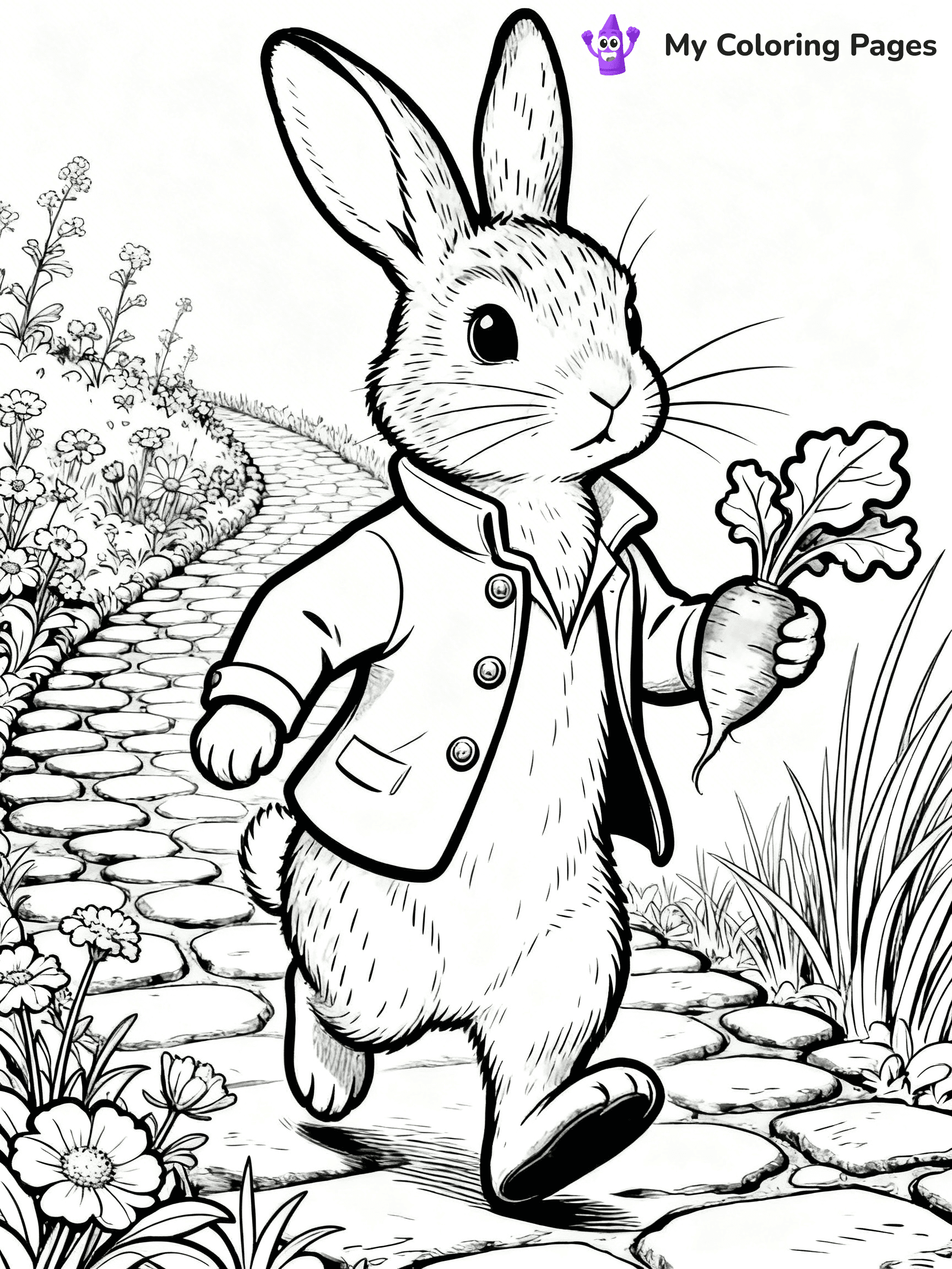 Peter Rabbit Coloring Pages - 4