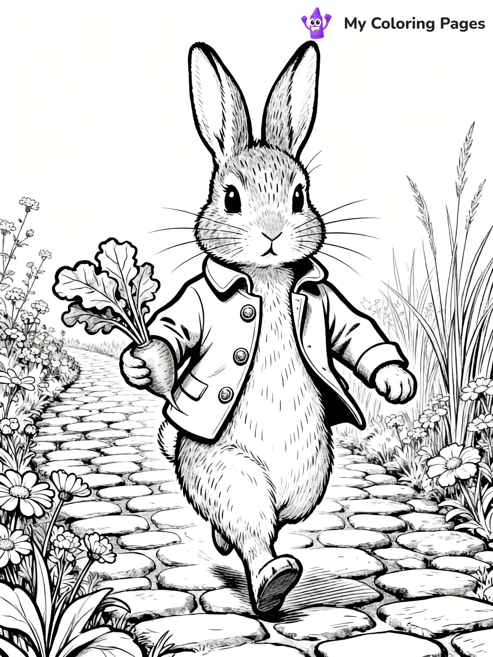 Peter Rabbit Coloring Pages - 2