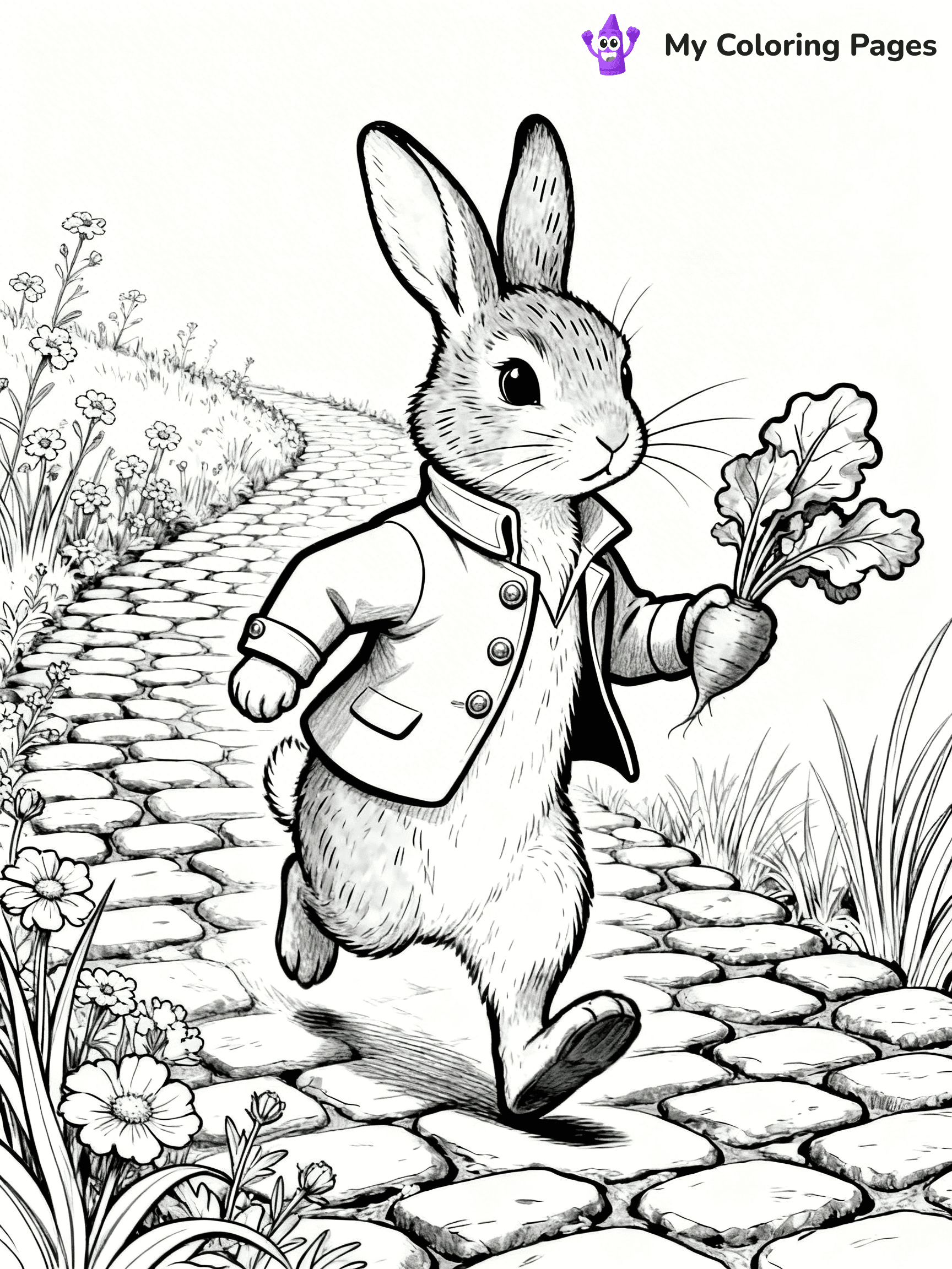 Peter Rabbit Coloring Pages - 1