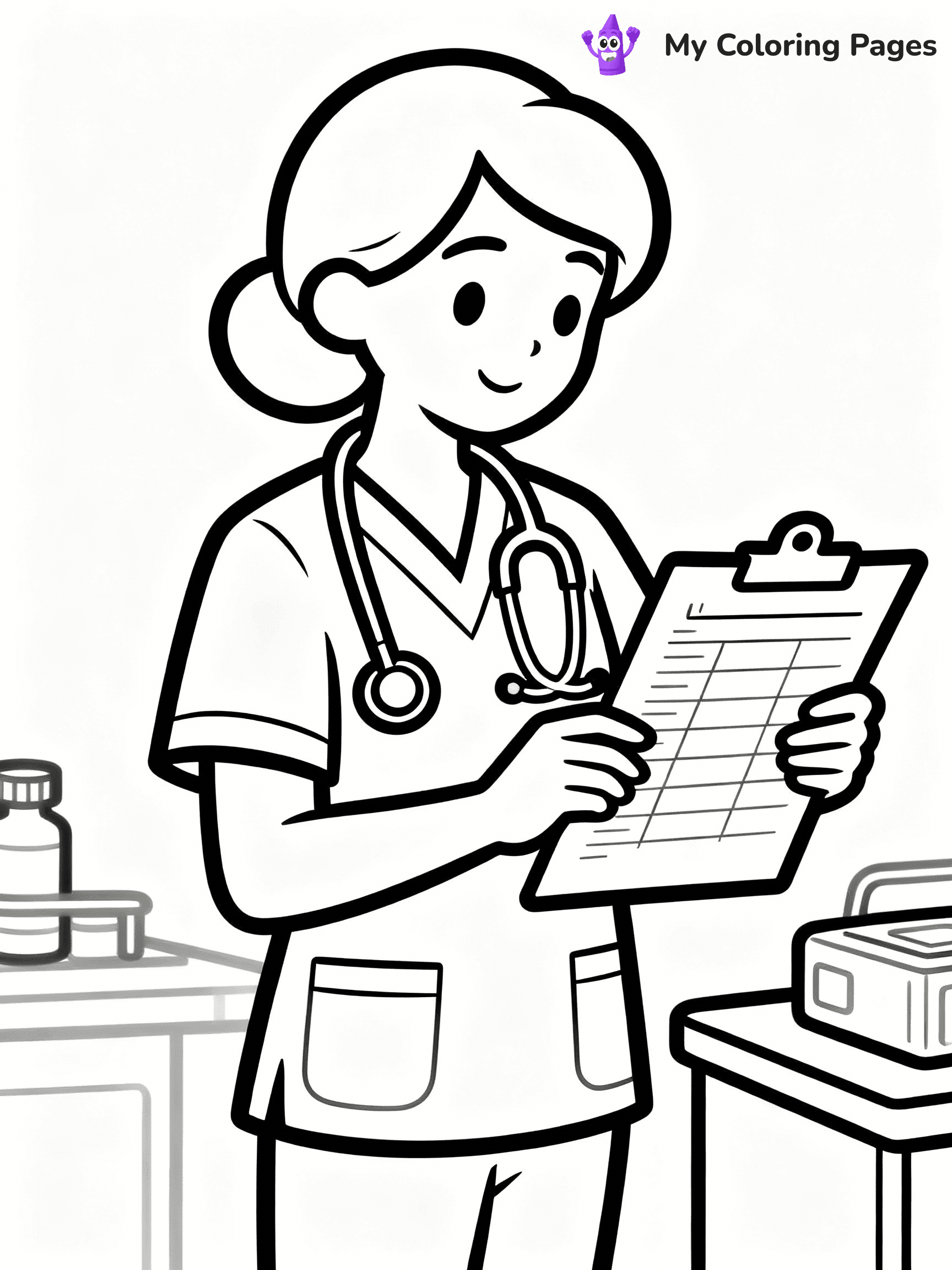 Doctor Coloring Pages - 22