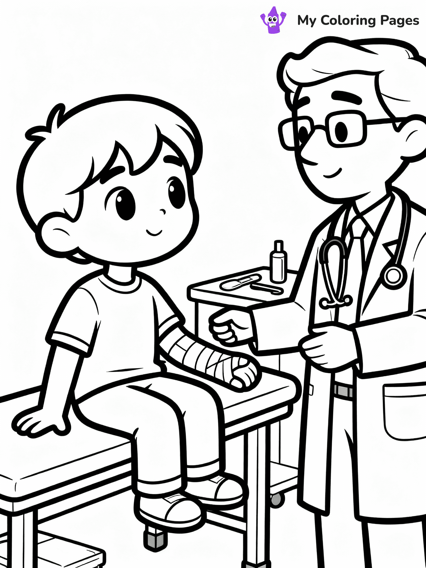 Doctor Coloring Pages - 17