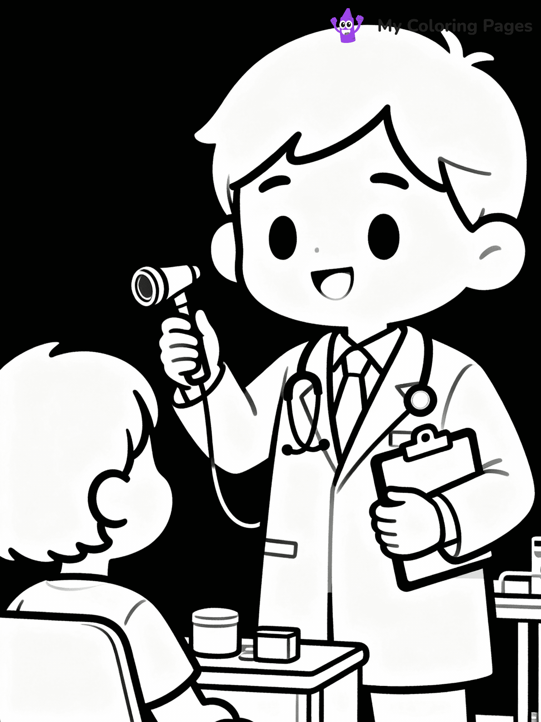 Doctor Coloring Pages - 12