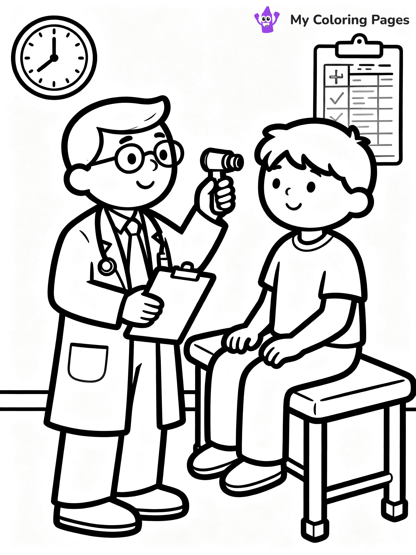 Doctor Coloring Pages - 10