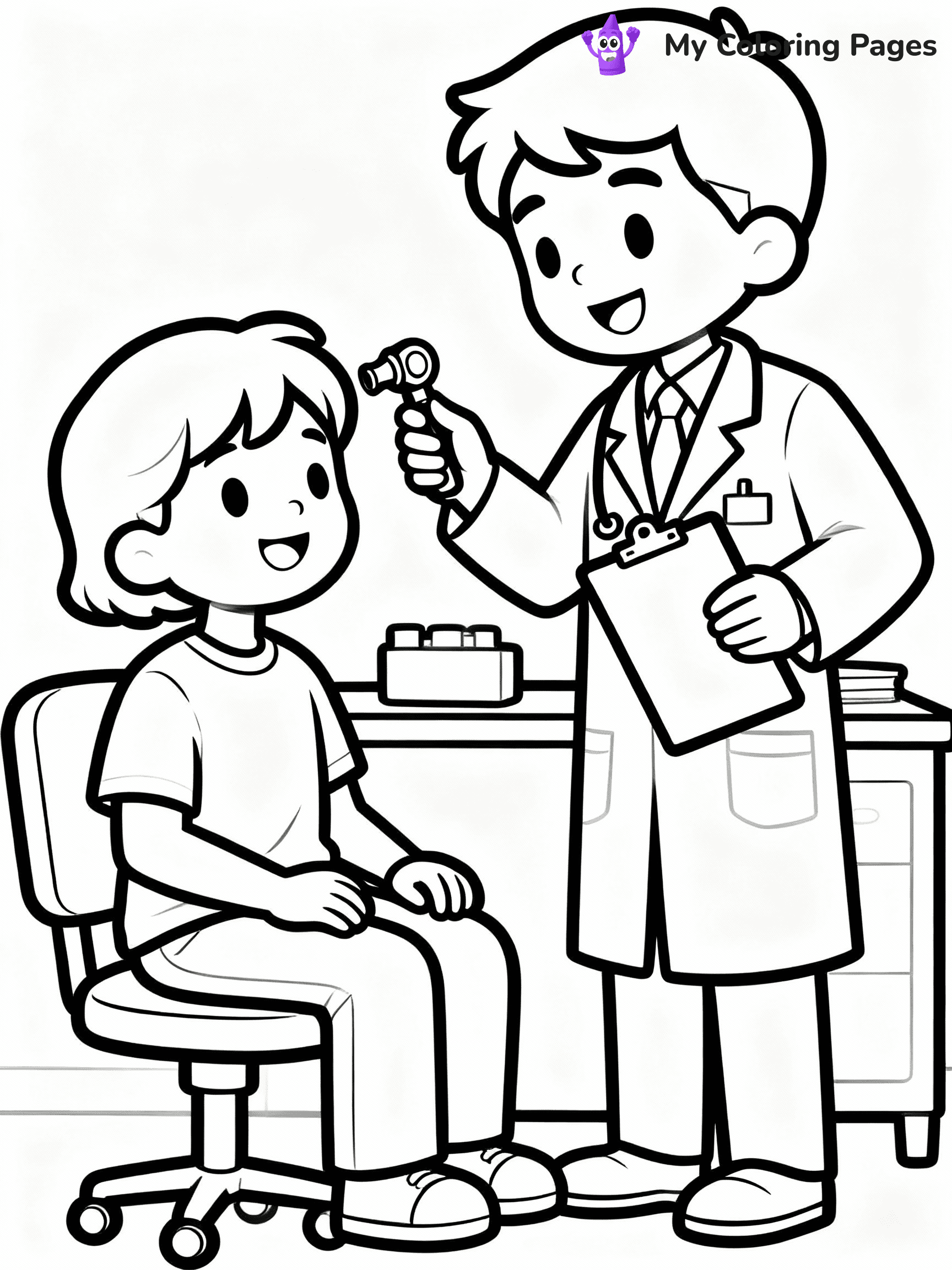 Doctor Coloring Pages - 9