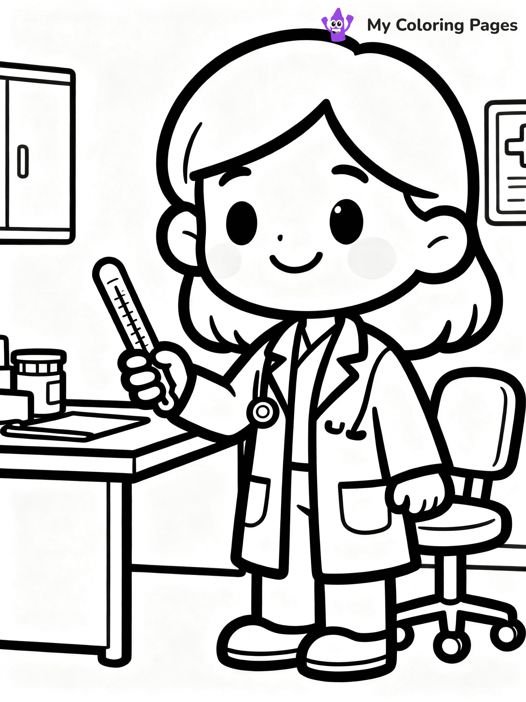 Doctor Coloring Pages - 2