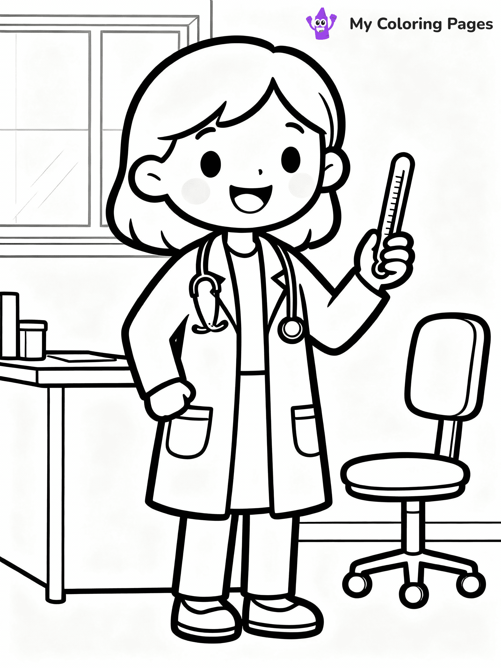 Doctor Coloring Pages - 1