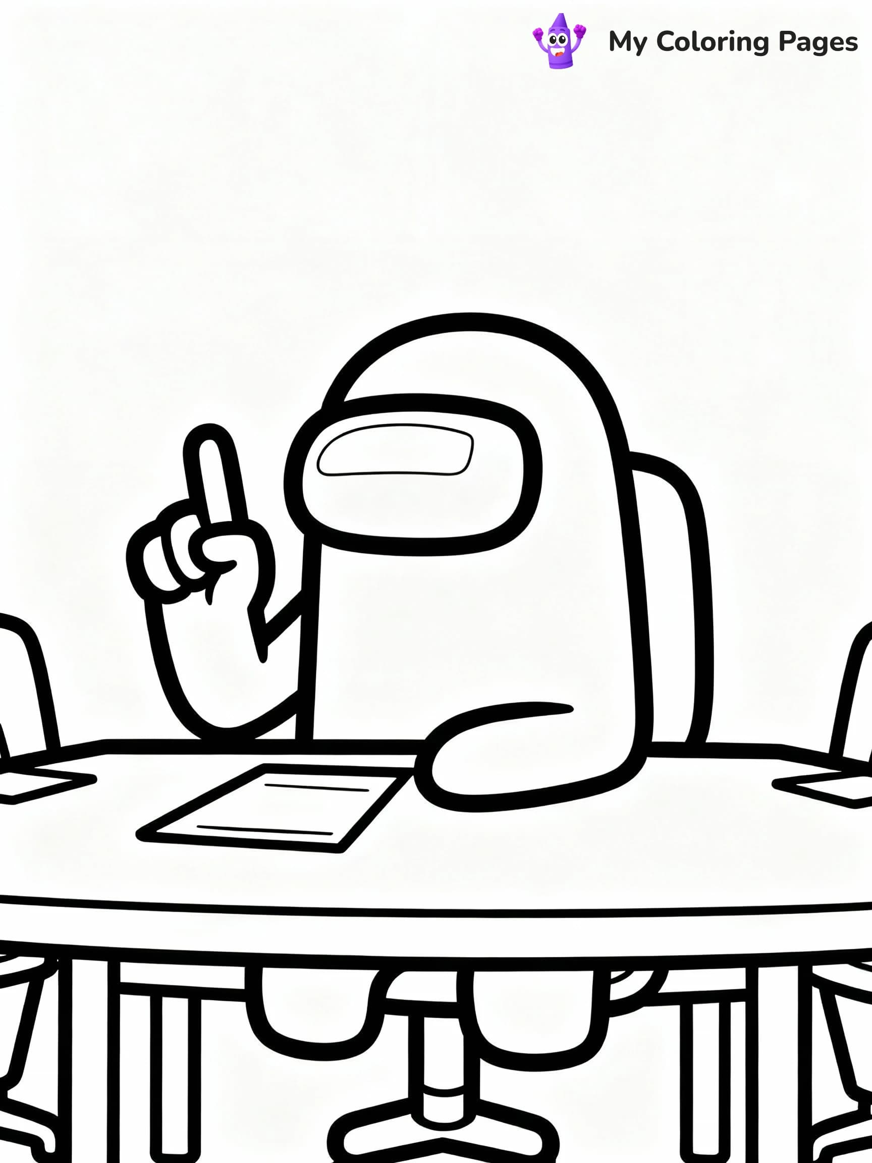 Among Us Coloring Pages - 18