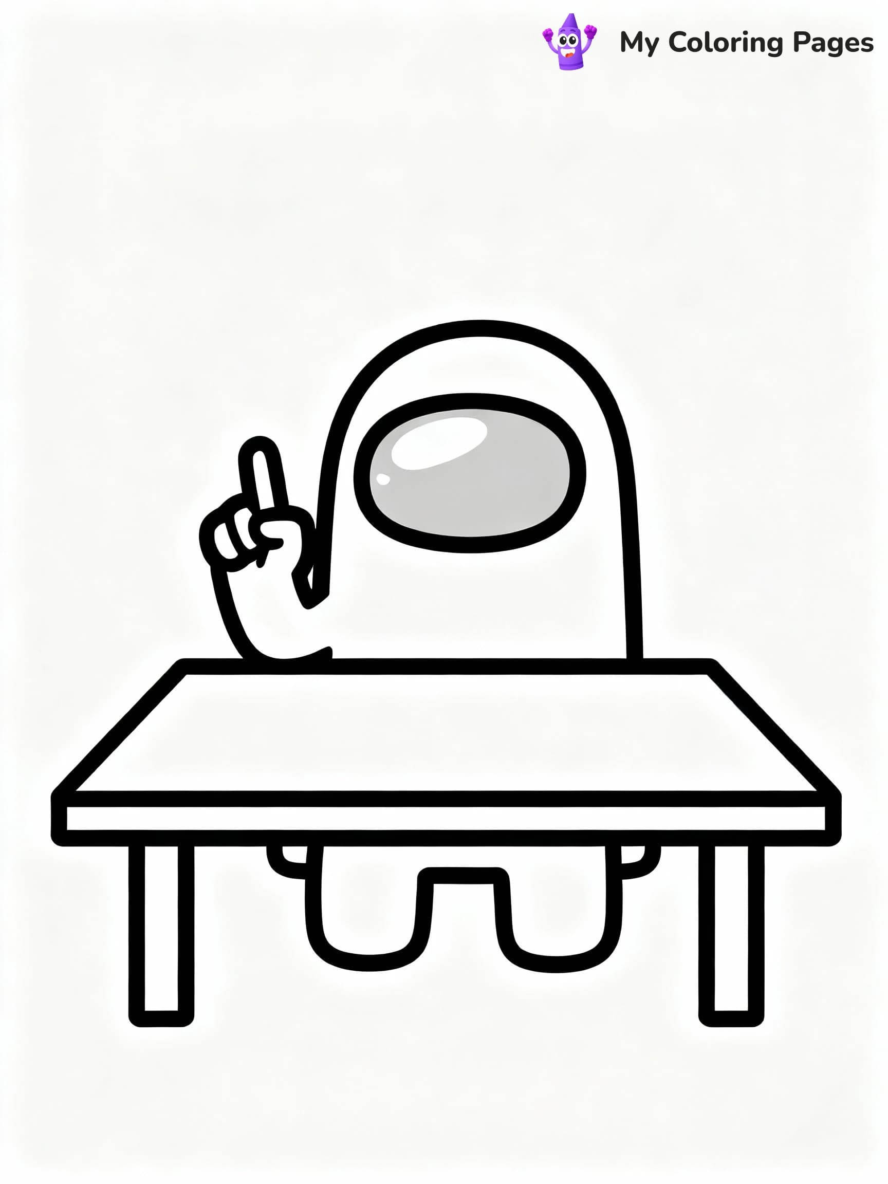 Among Us Coloring Pages - 16