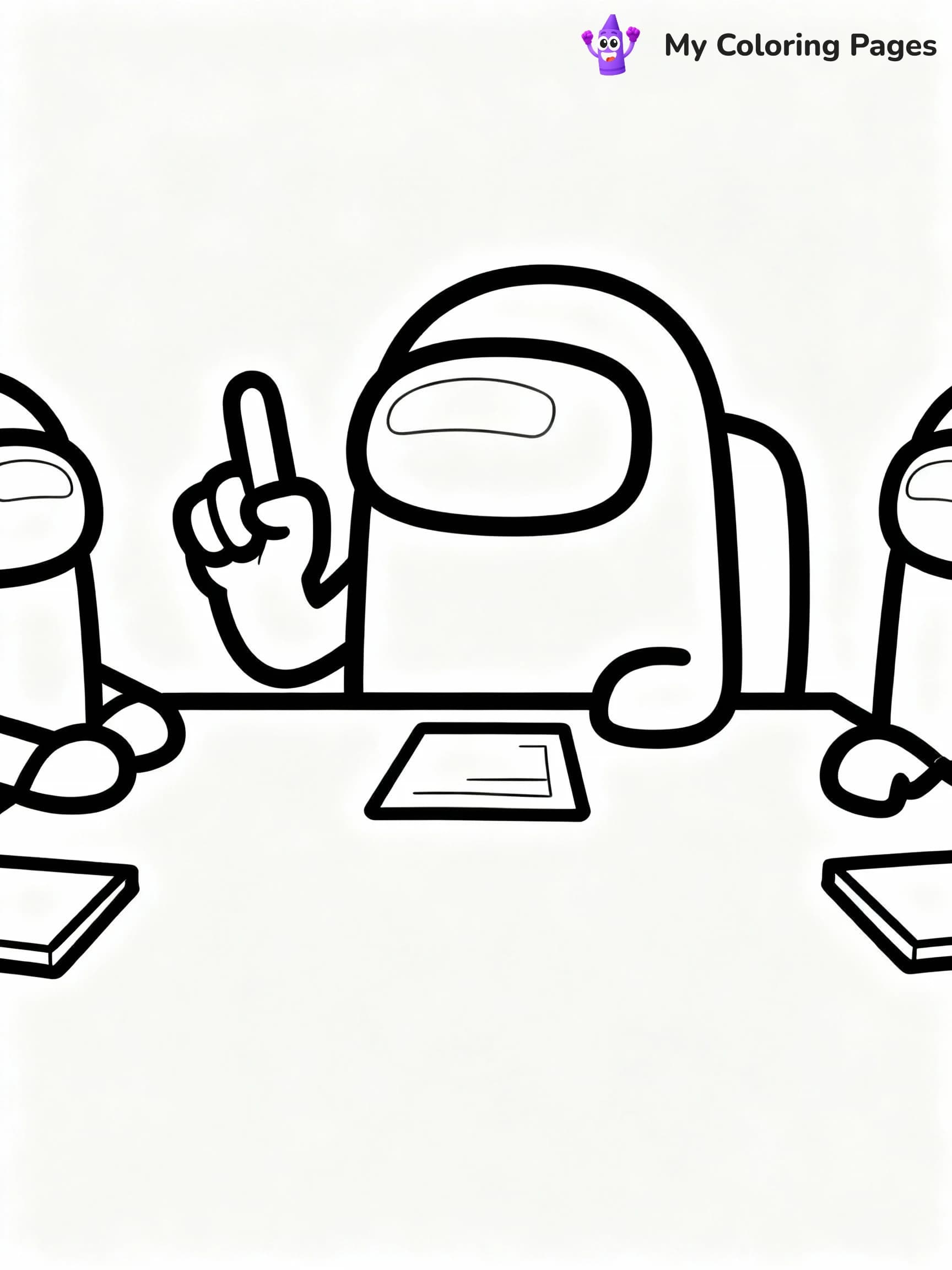 Among Us Coloring Pages - 11