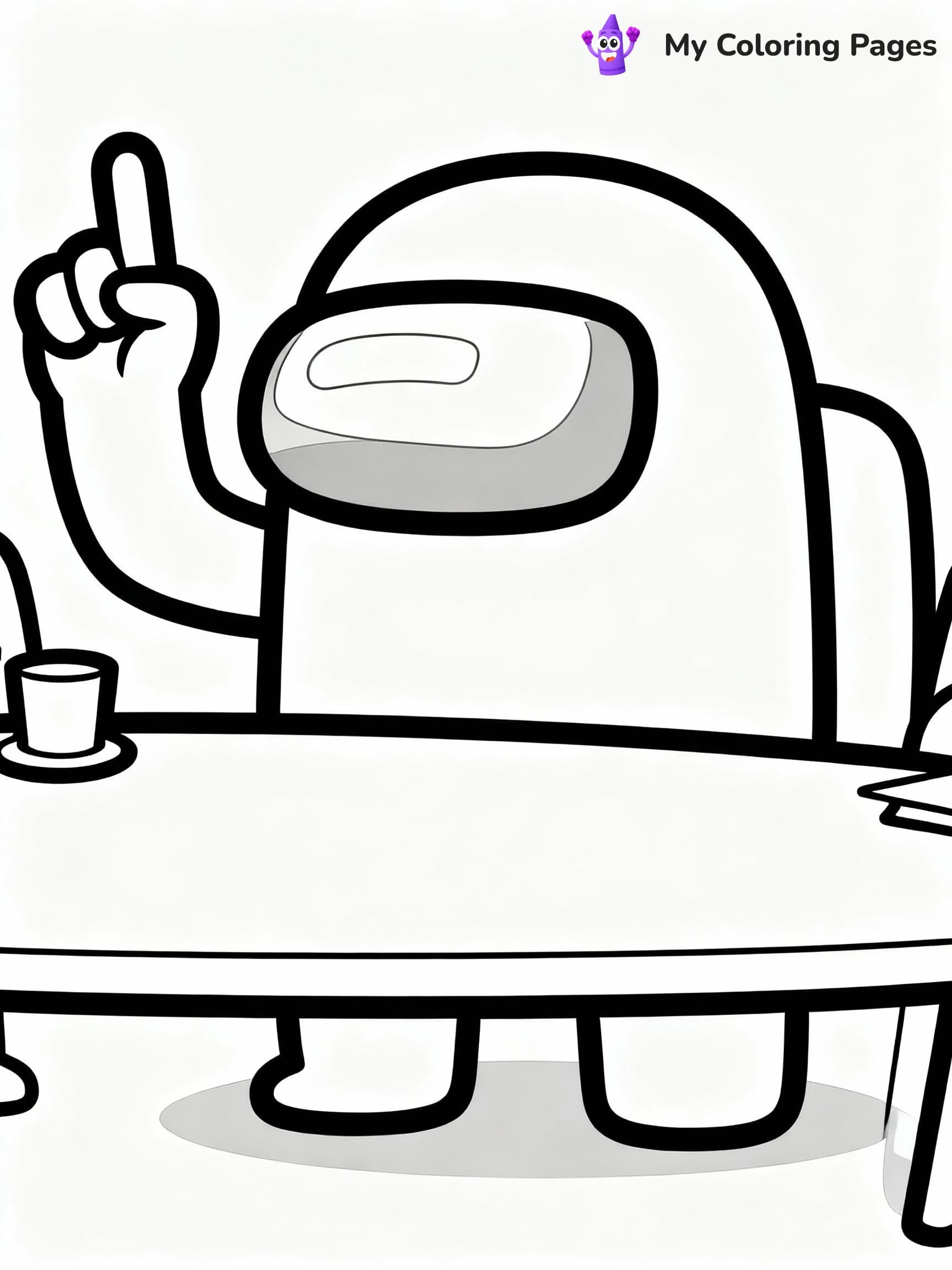 Among Us Coloring Pages - 10