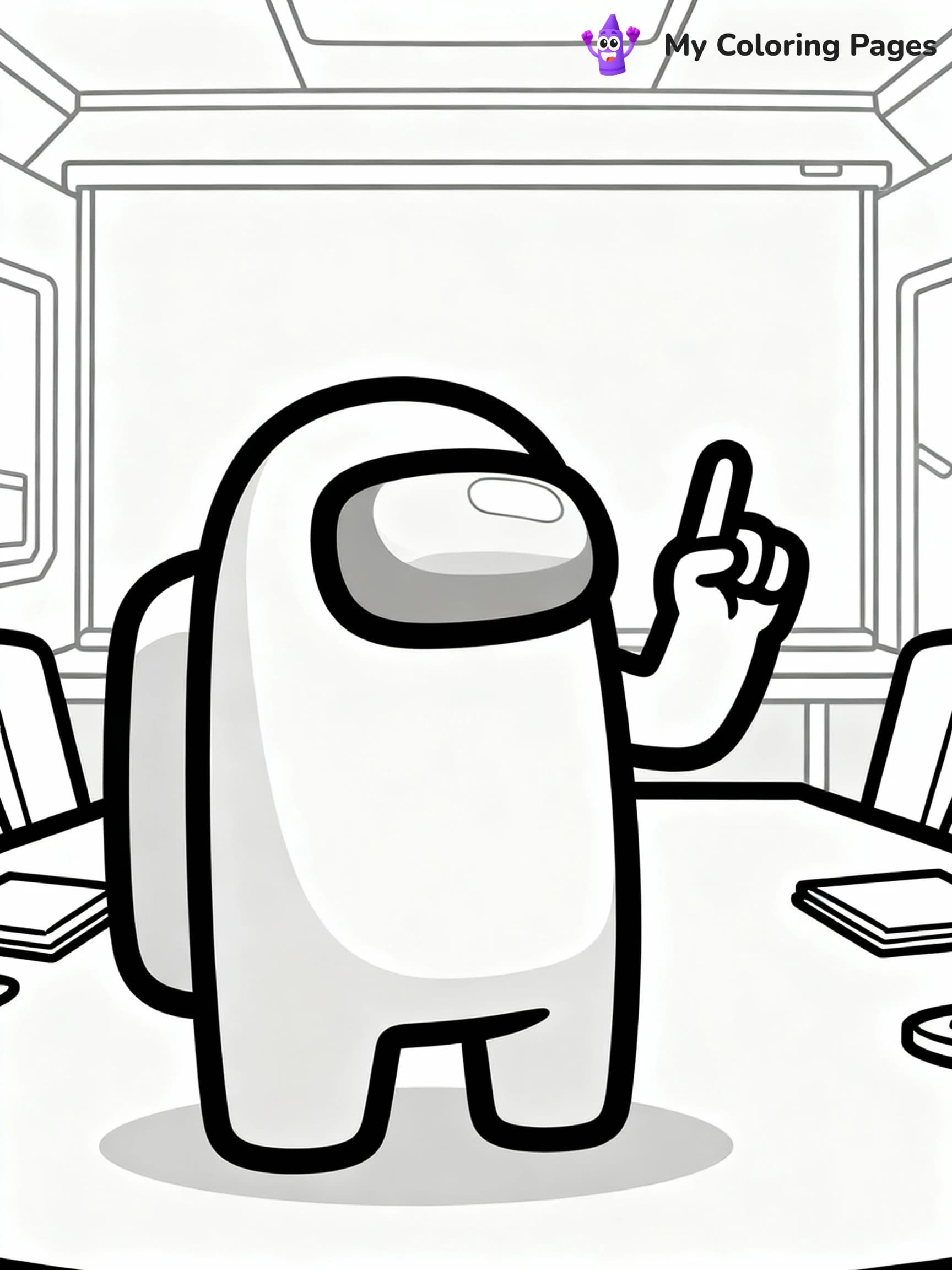 Among Us Coloring Pages - 9