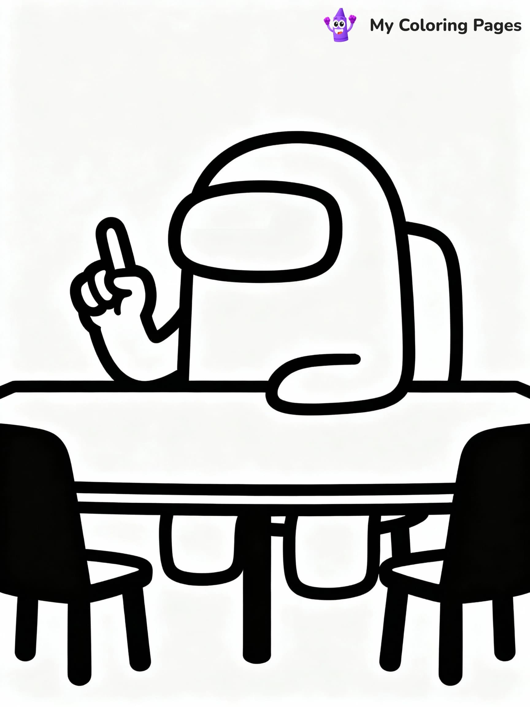 Among Us Coloring Pages - 6
