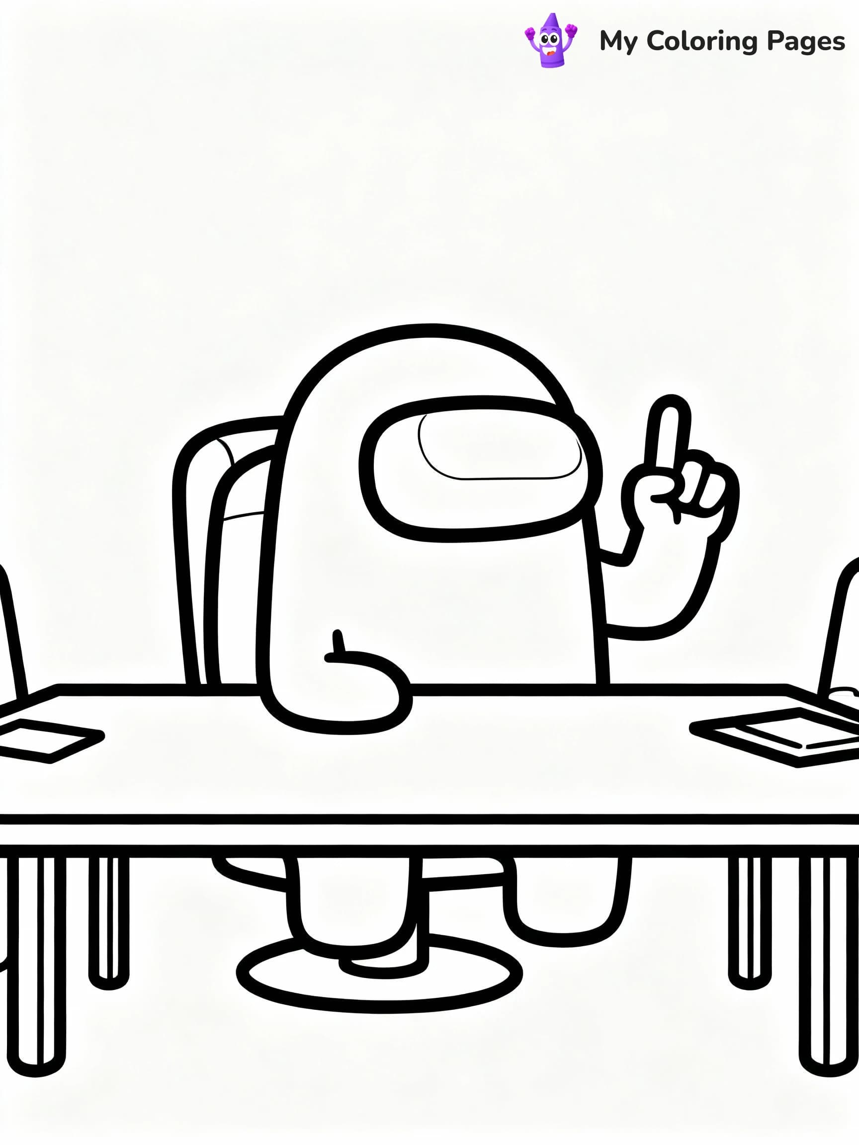 Among Us Coloring Pages - 5