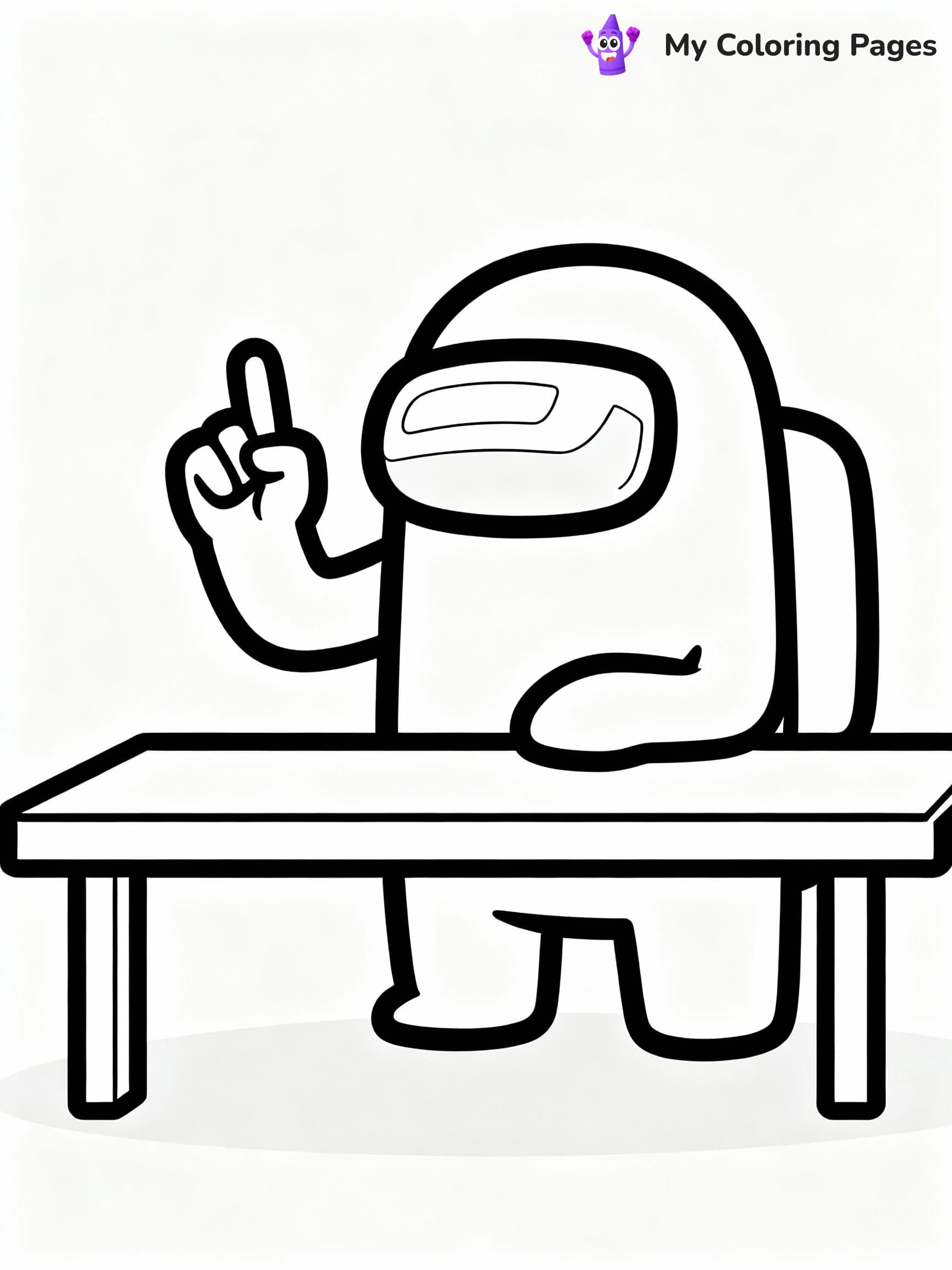 Among Us Coloring Pages - 4