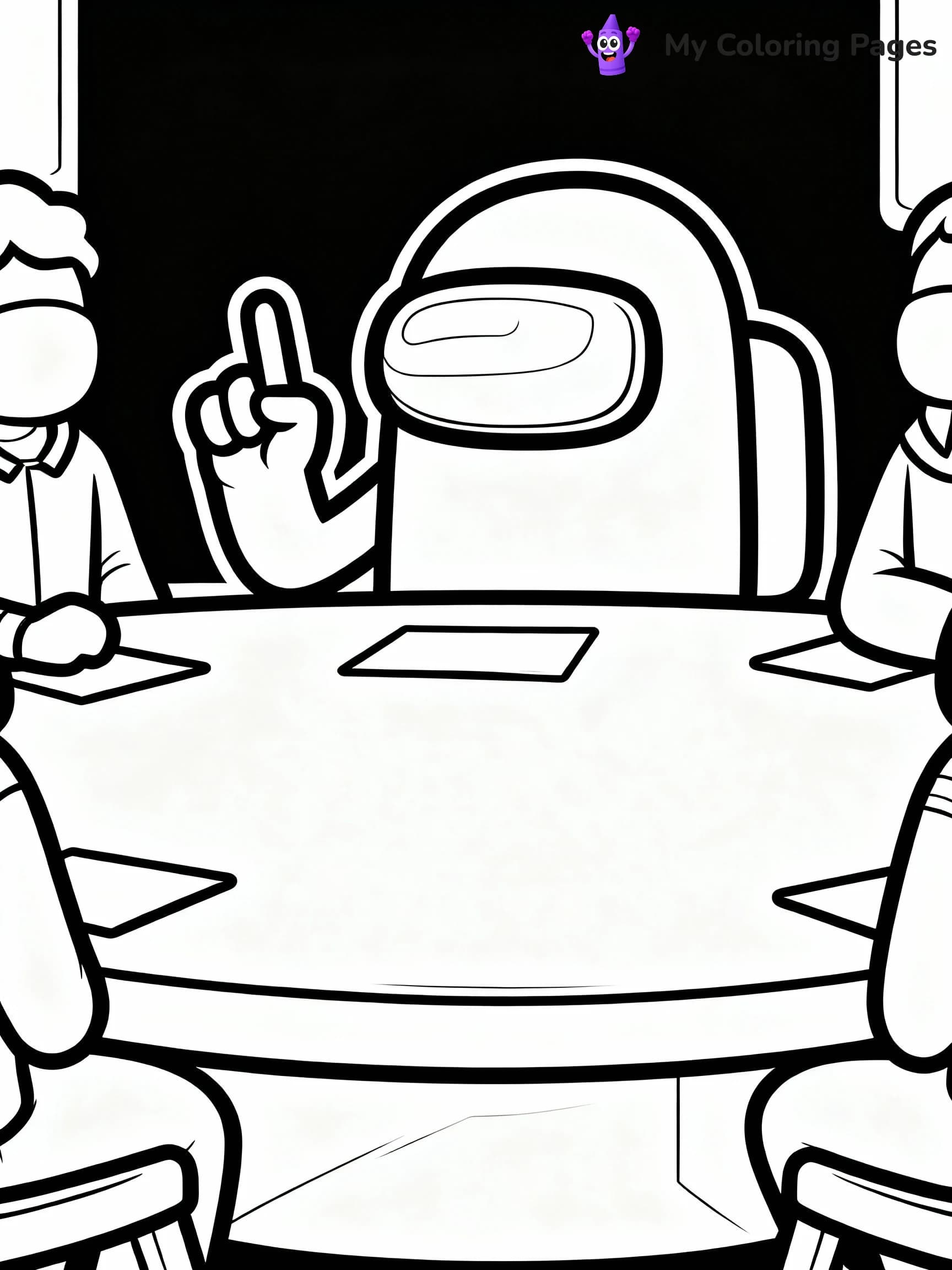 Among Us Coloring Pages - 3